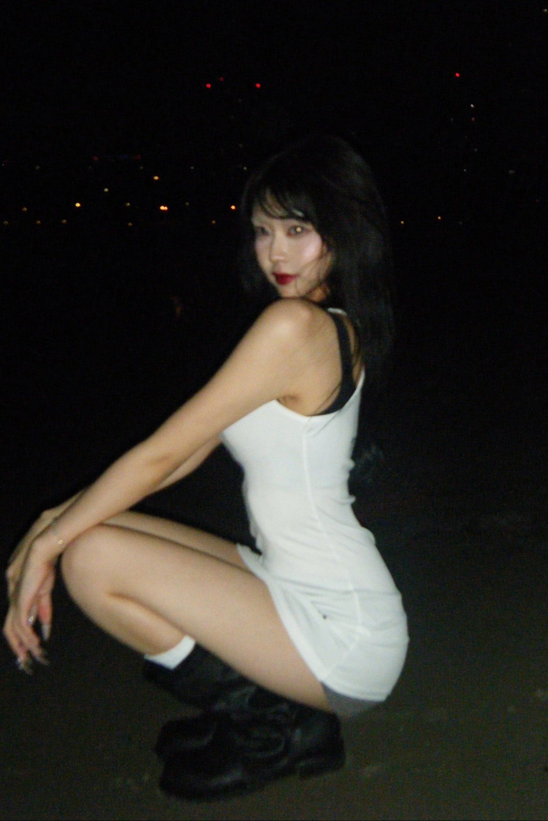 lettering cross sleeveless KSG20920