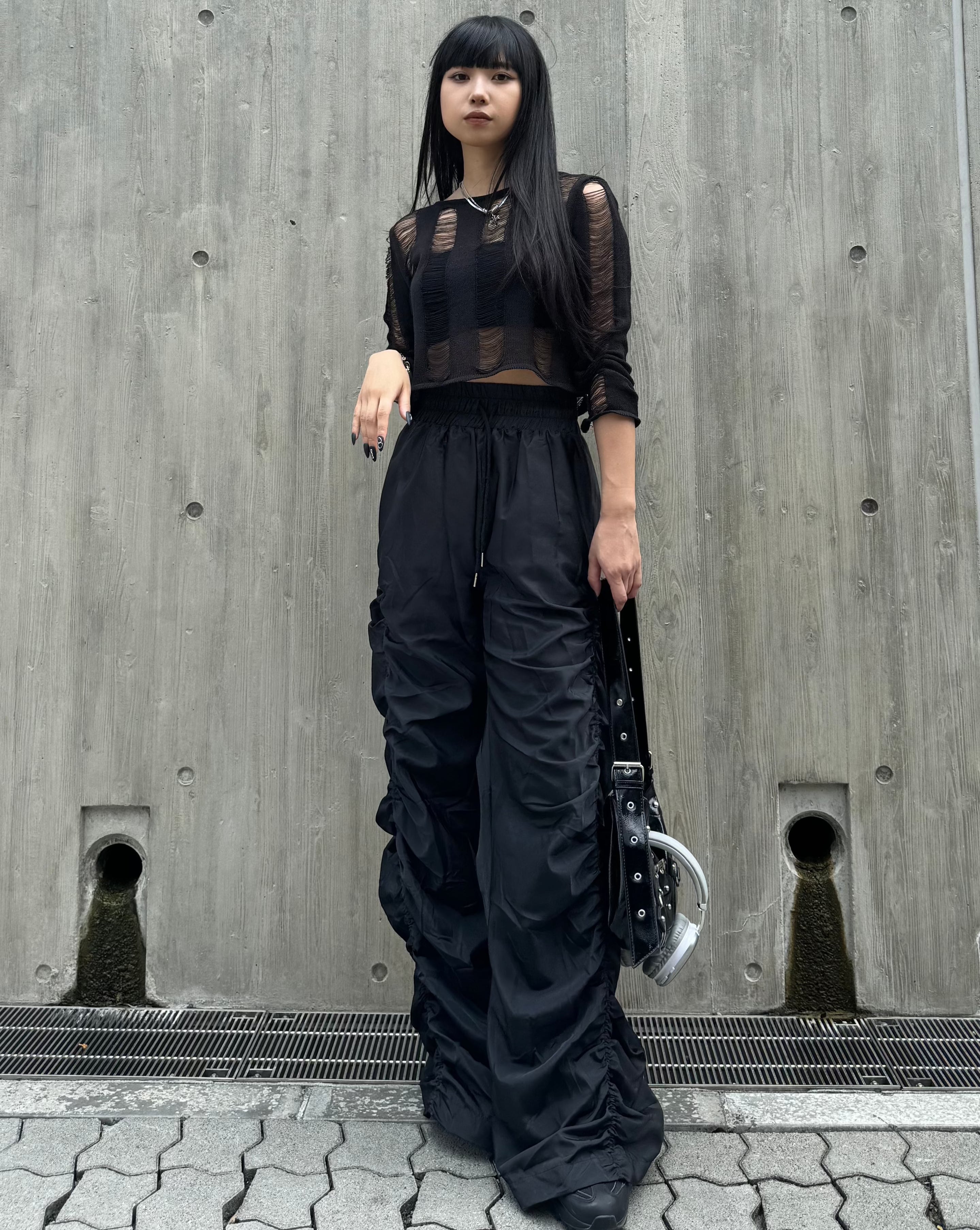 シースルークロップドニット KSG20838