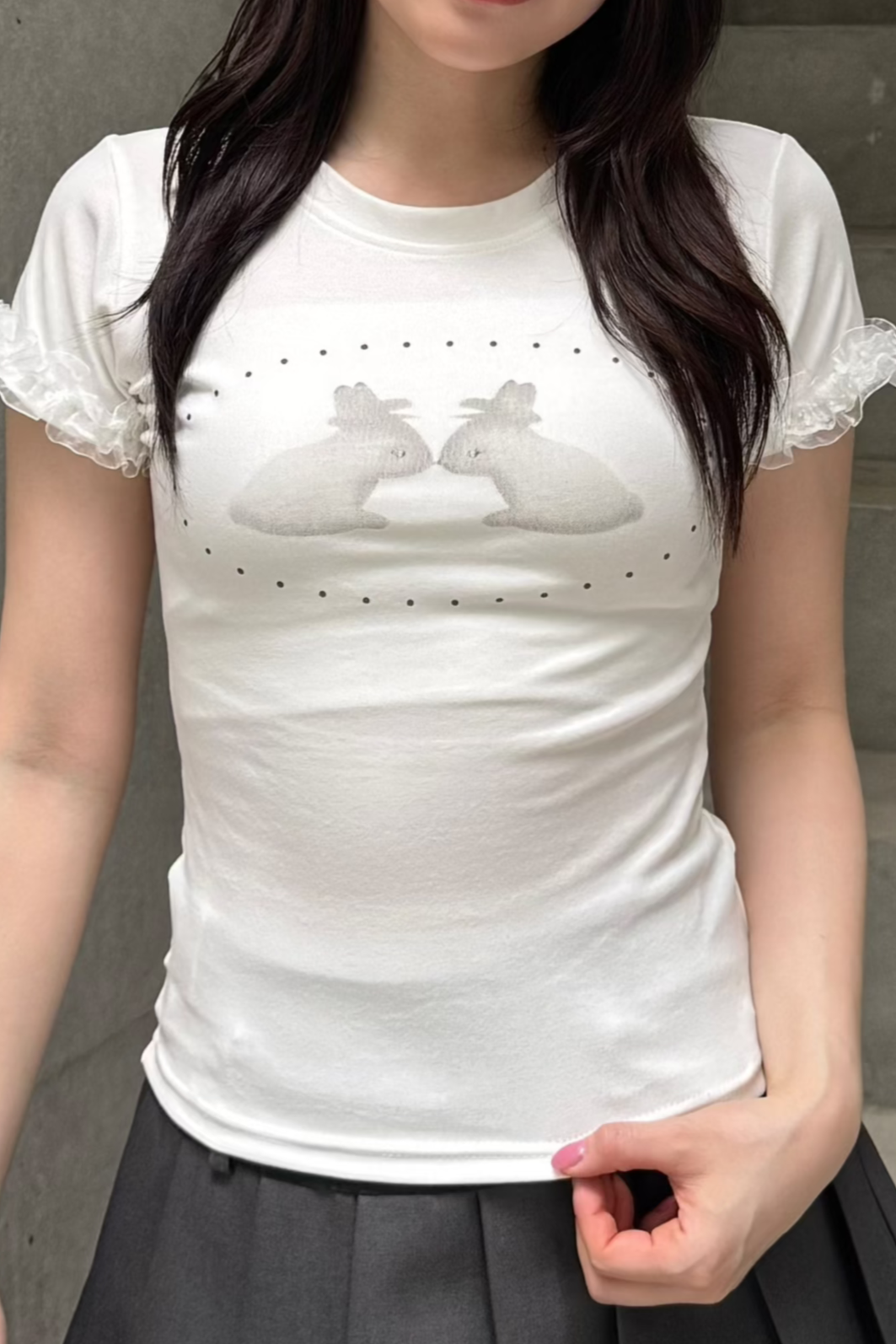 ラビットフリルTシャツ KSG20849
