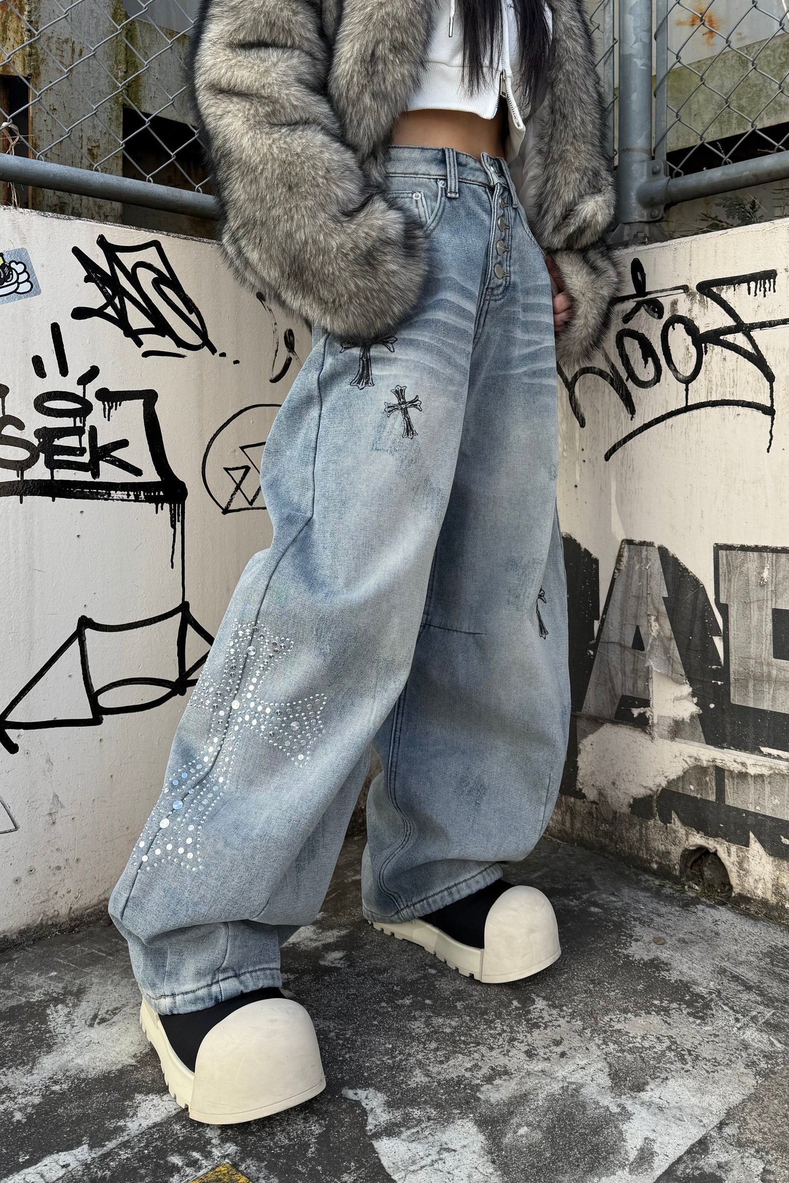 ビジュークロスバルーンデニム KSG19400