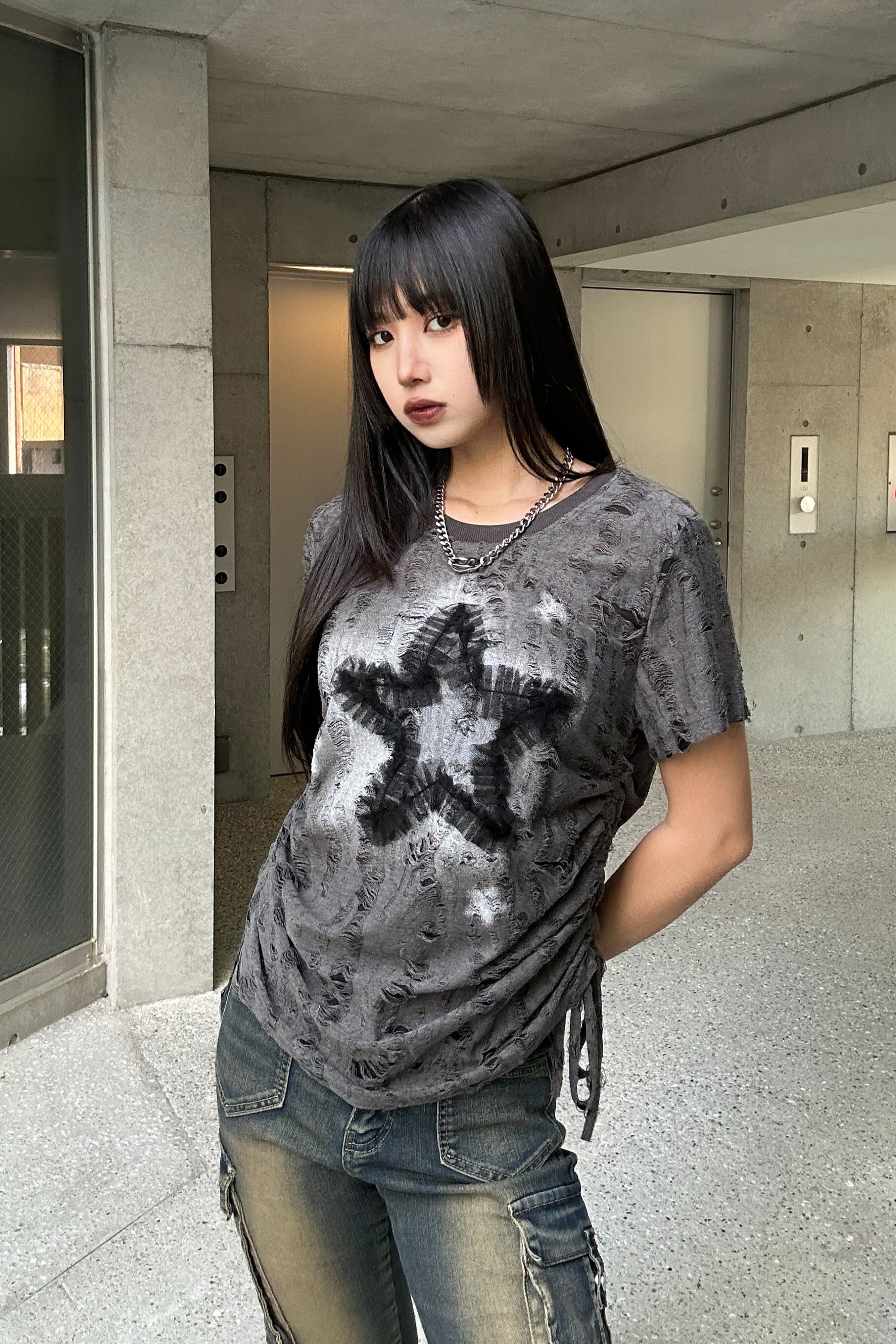 ヴィンテージスターサイドストリングTシャツ KSG20551