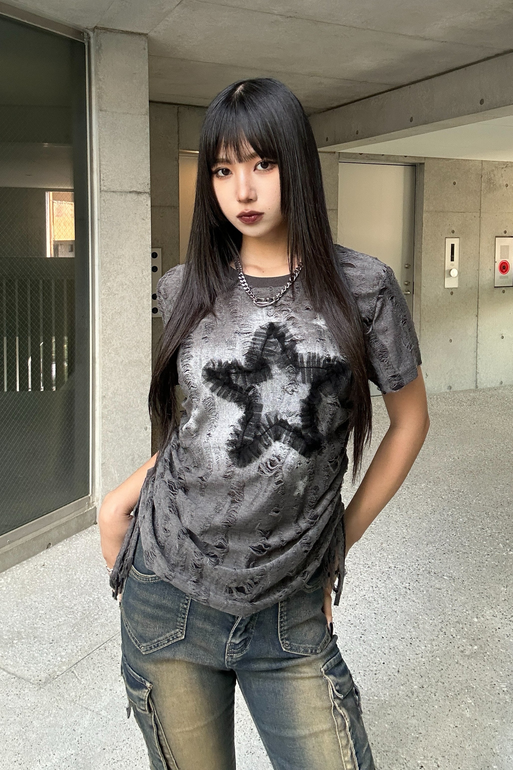 ヴィンテージスターサイドストリングTシャツ KSG20551