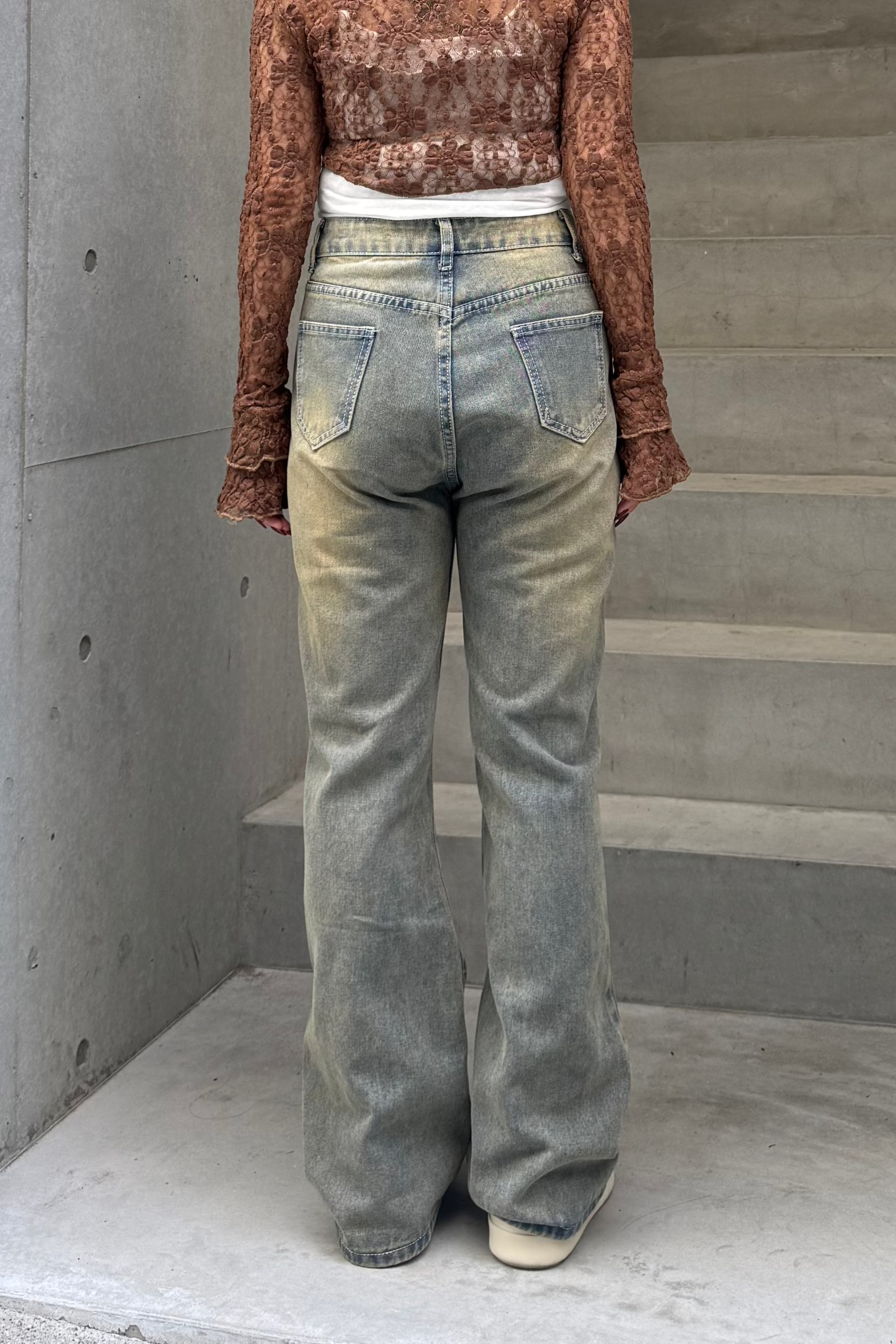western wash design pants KSG19287
