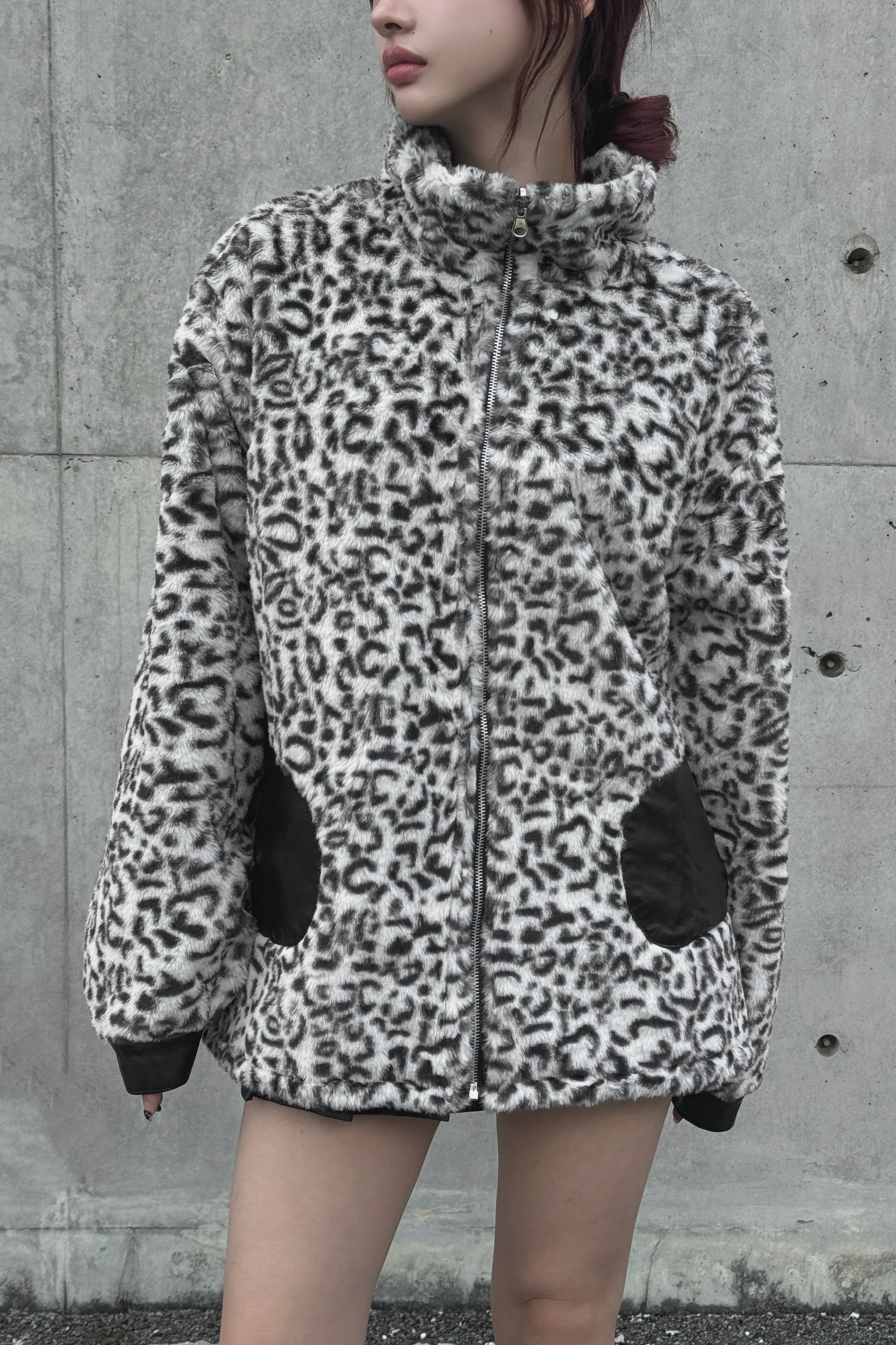 2wayレオパード柄ジャケット KSG30015