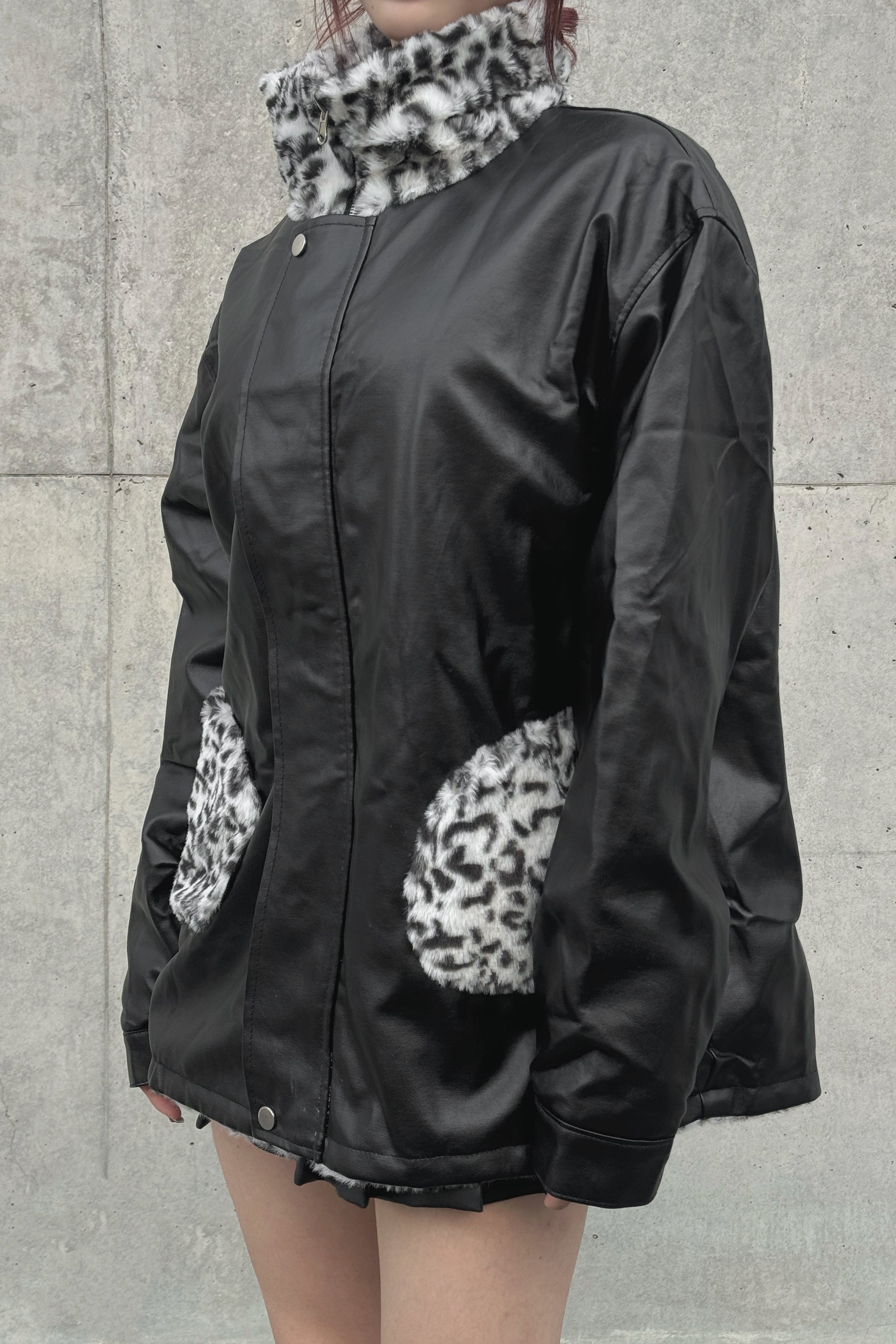 2wayレオパード柄ジャケット KSG30015