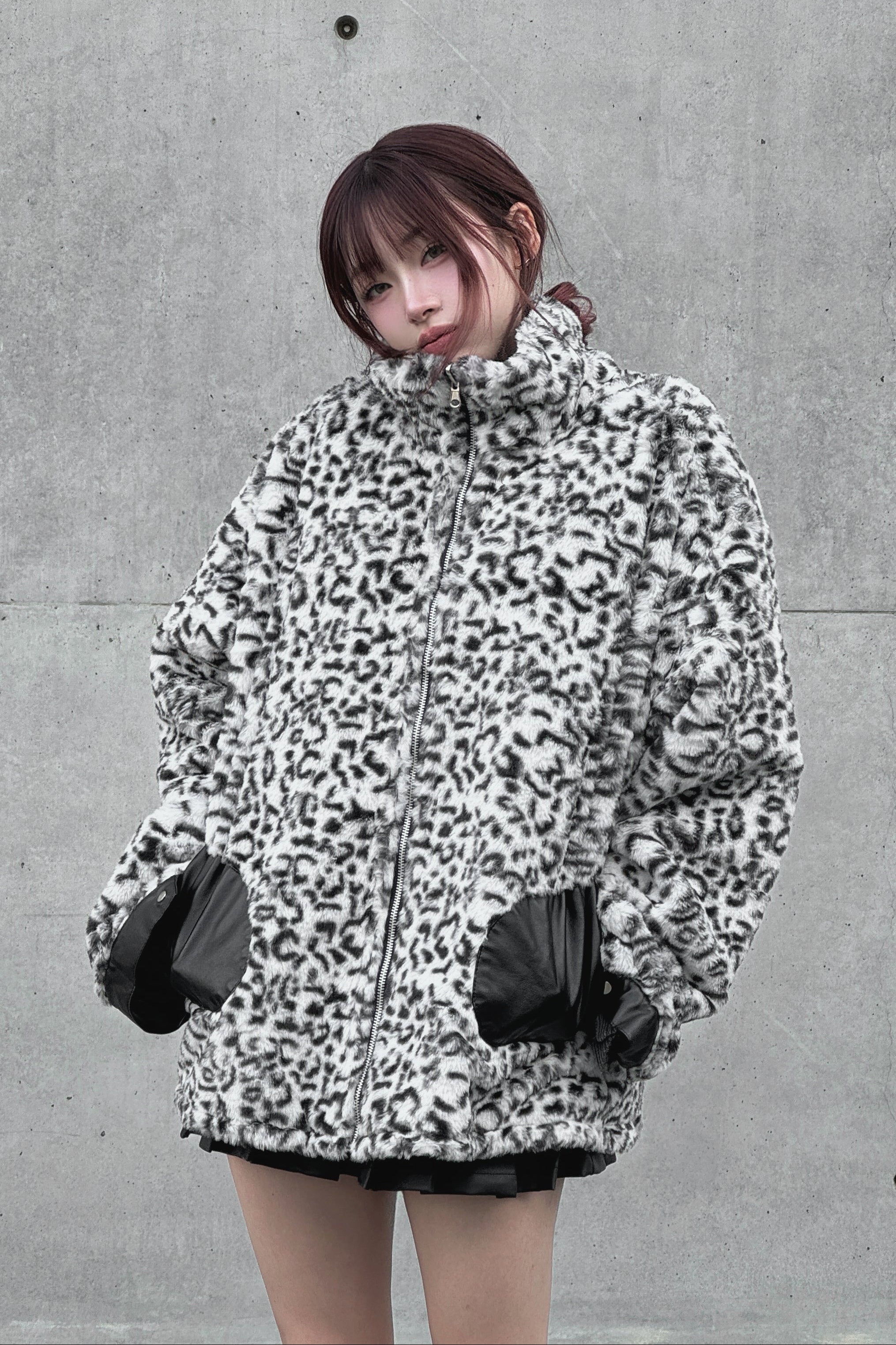 2wayレオパード柄ジャケット KSG30015