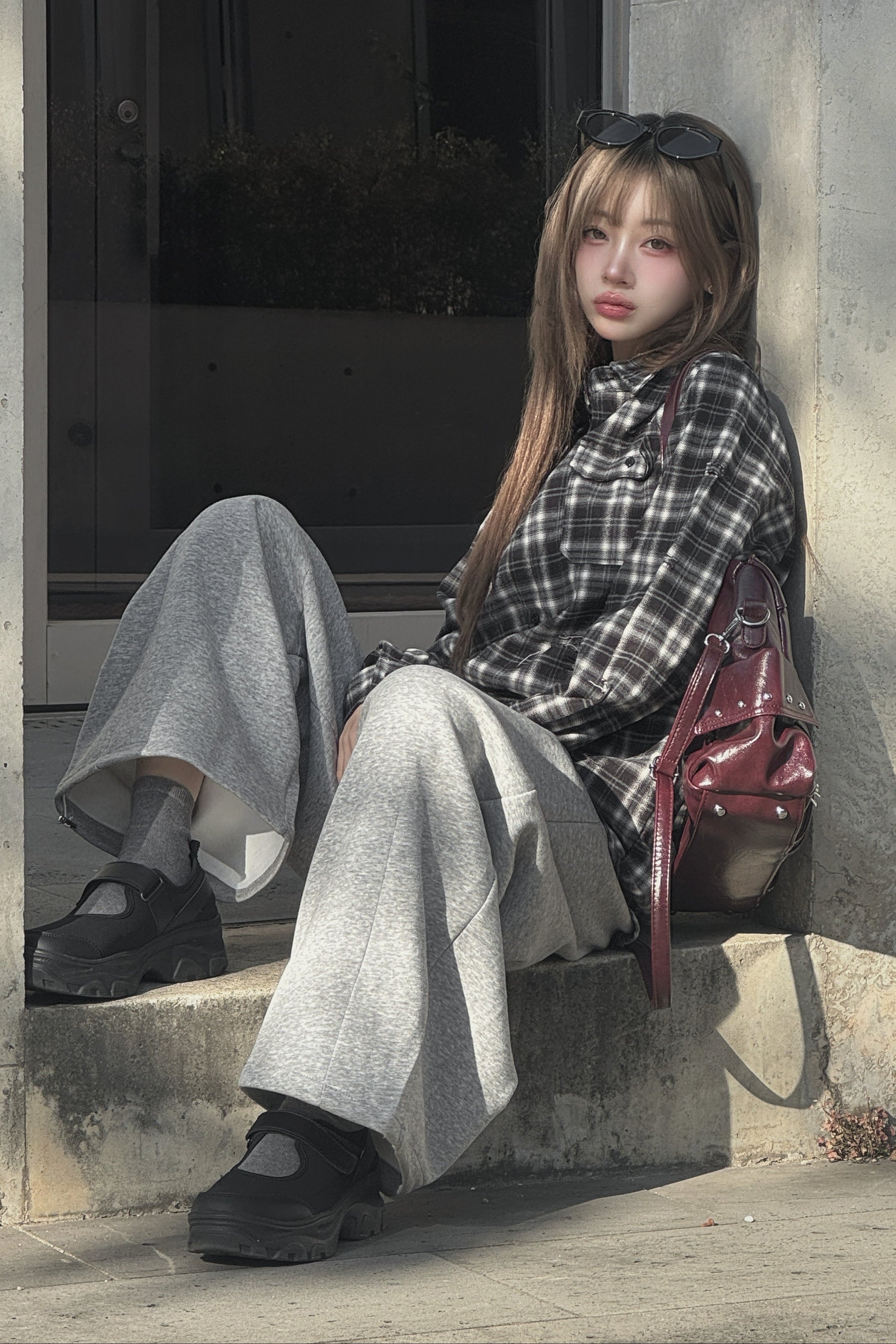 サイドレタリングスウェットパンツ KSG19381