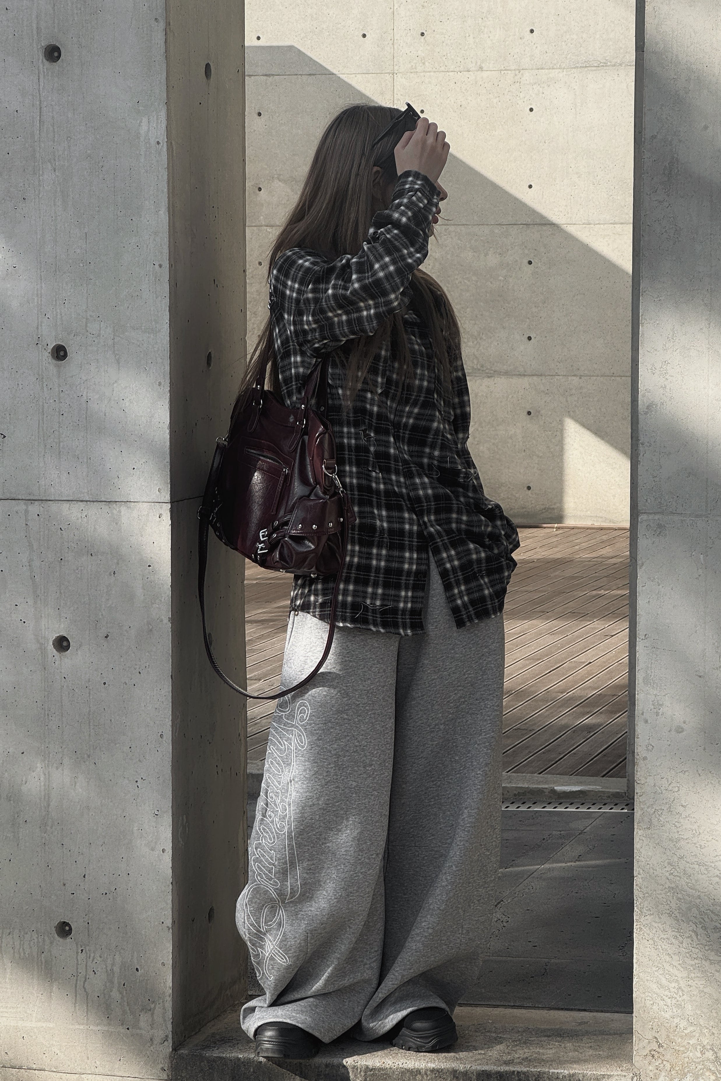 サイドレタリングスウェットパンツ KSG19381