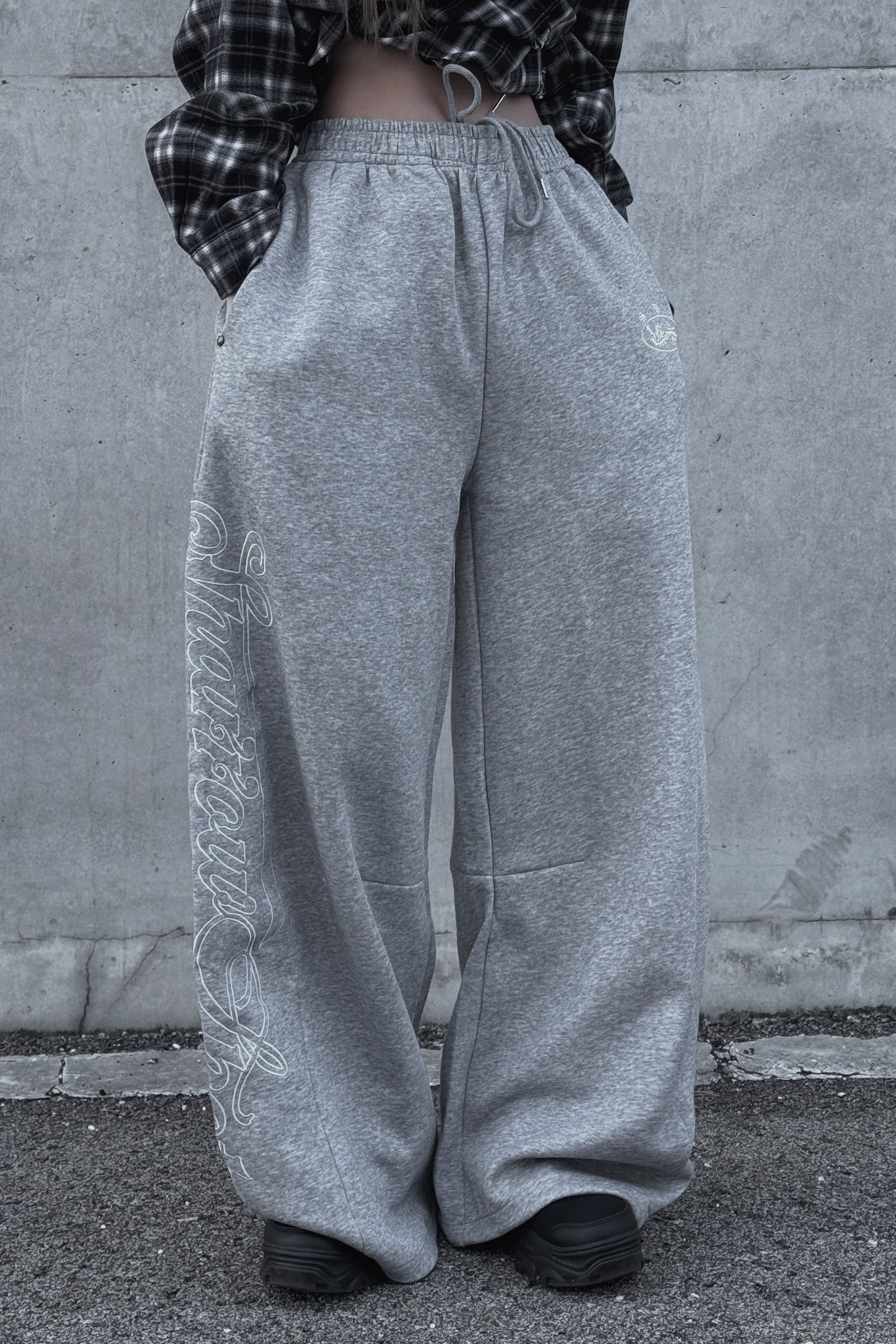 サイドレタリングスウェットパンツ KSG19381