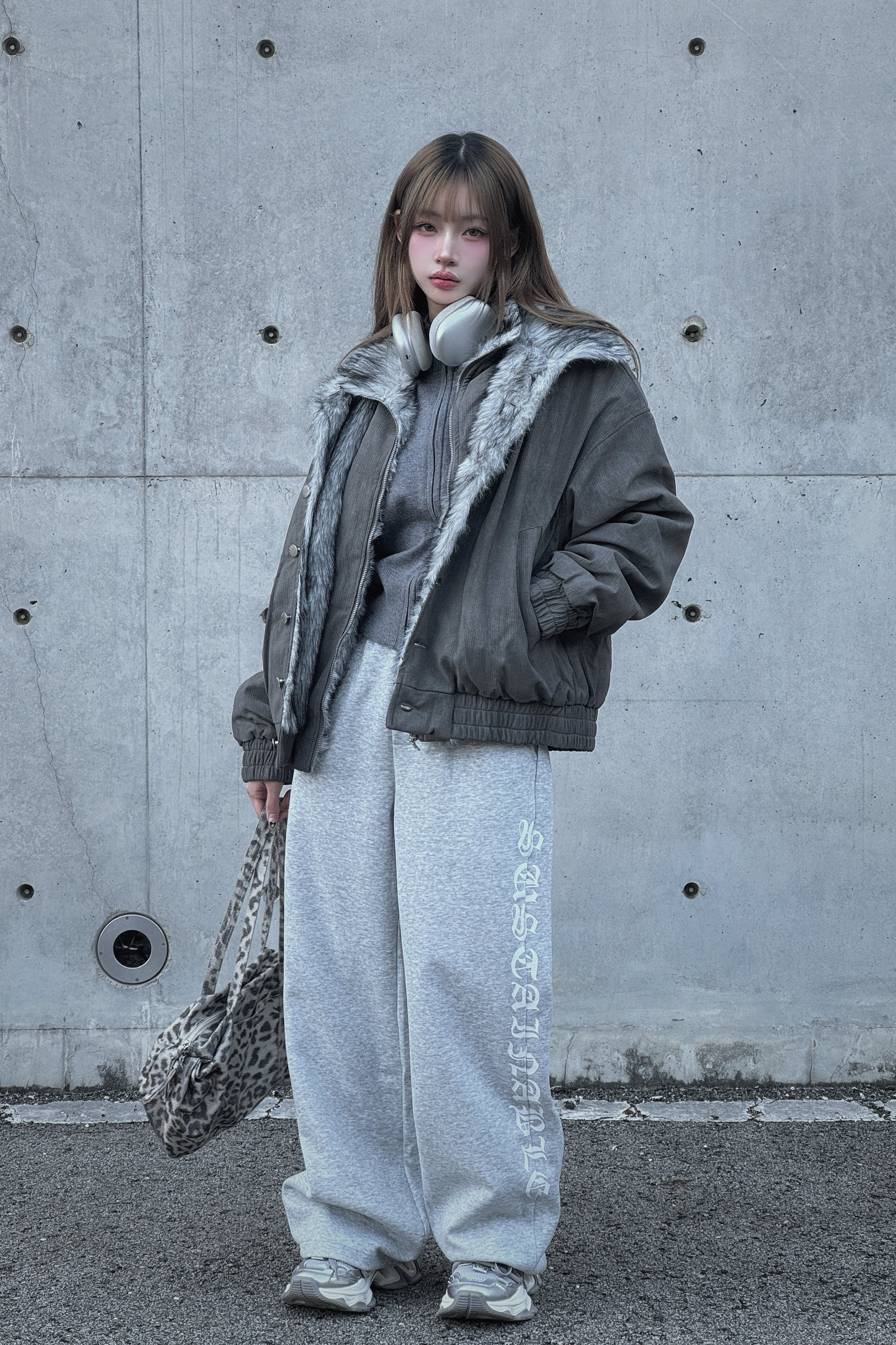 ダブルカラーファージャケット KSG30078