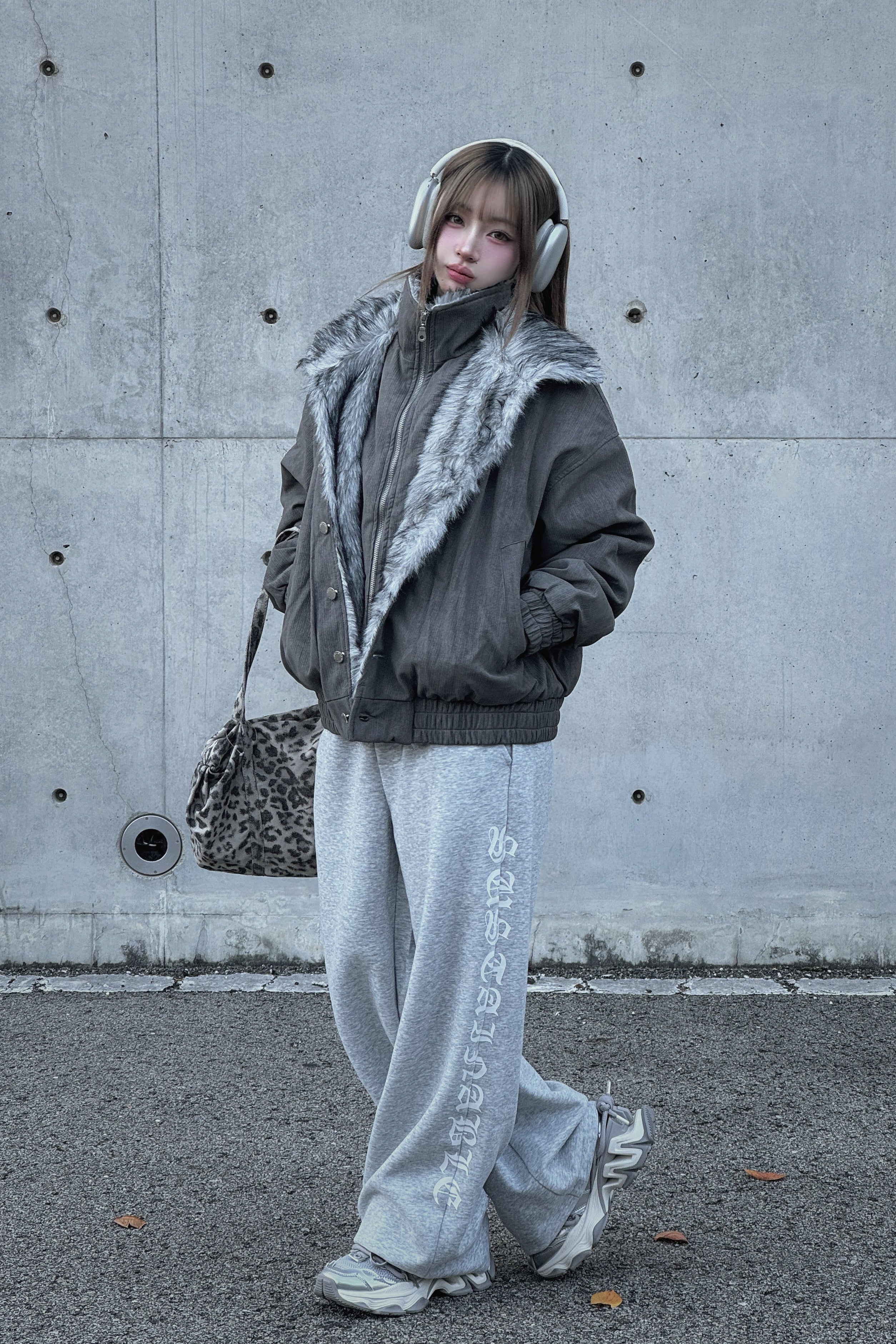 ダブルカラーファージャケット KSG30078