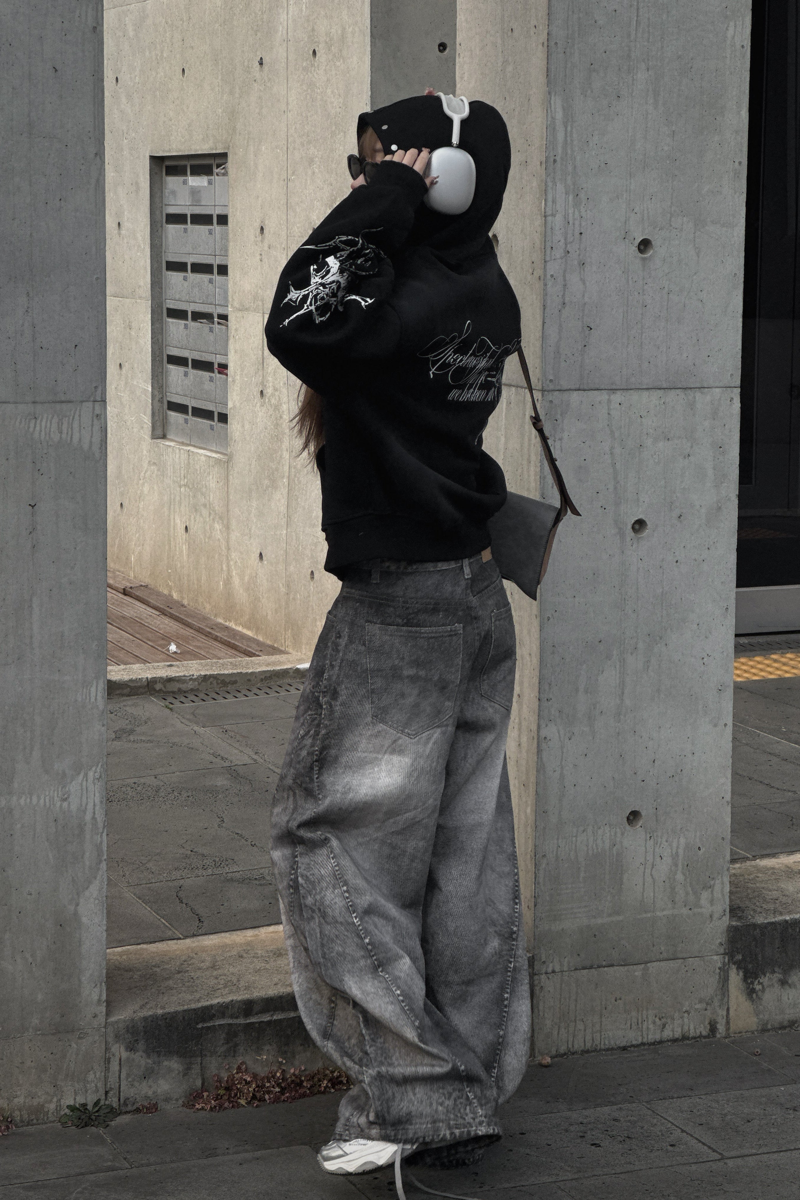 ウォッシュドワイドバギーデニム KSG19386