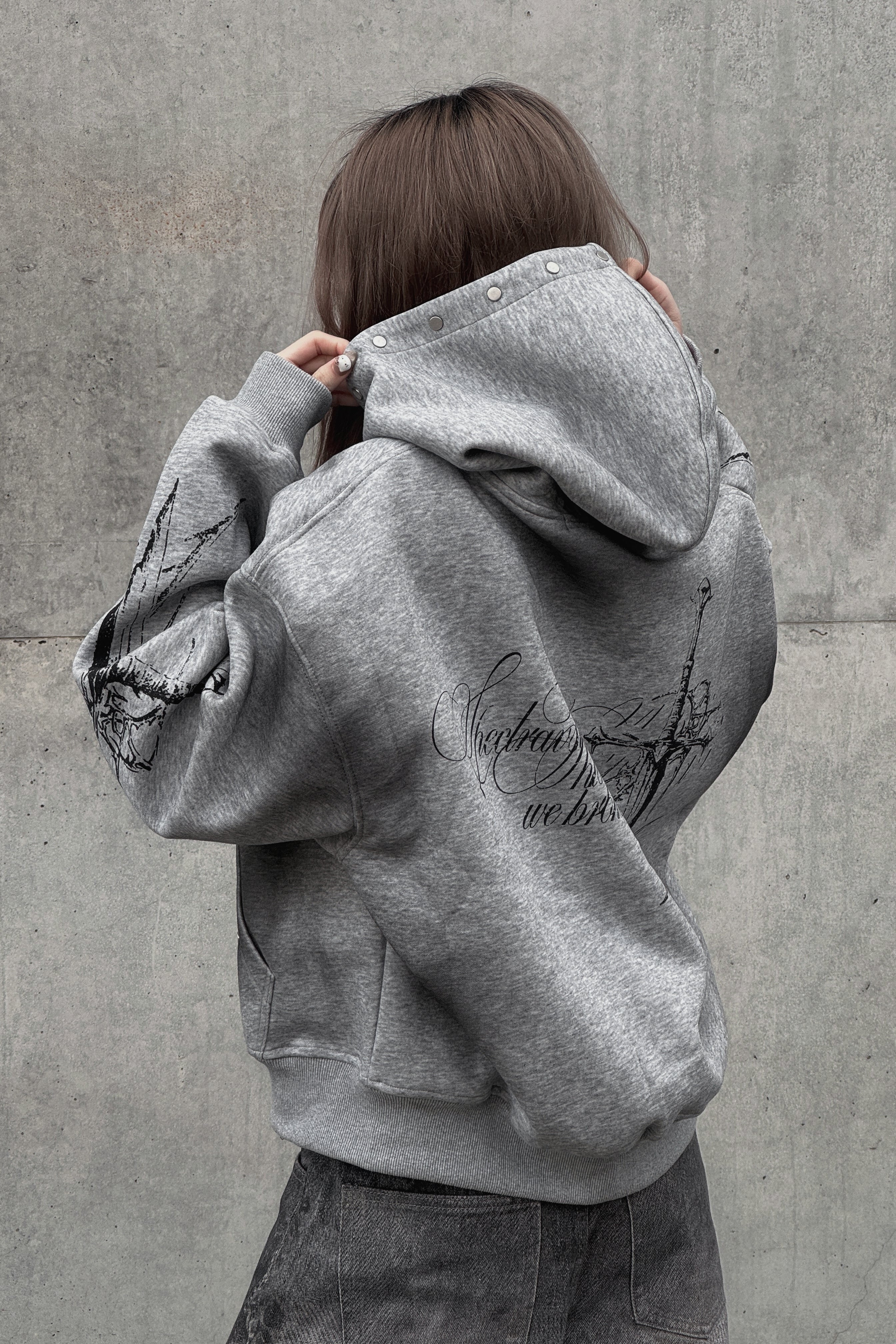 ウォッシュドクロスジップアップパーカー KSG21123