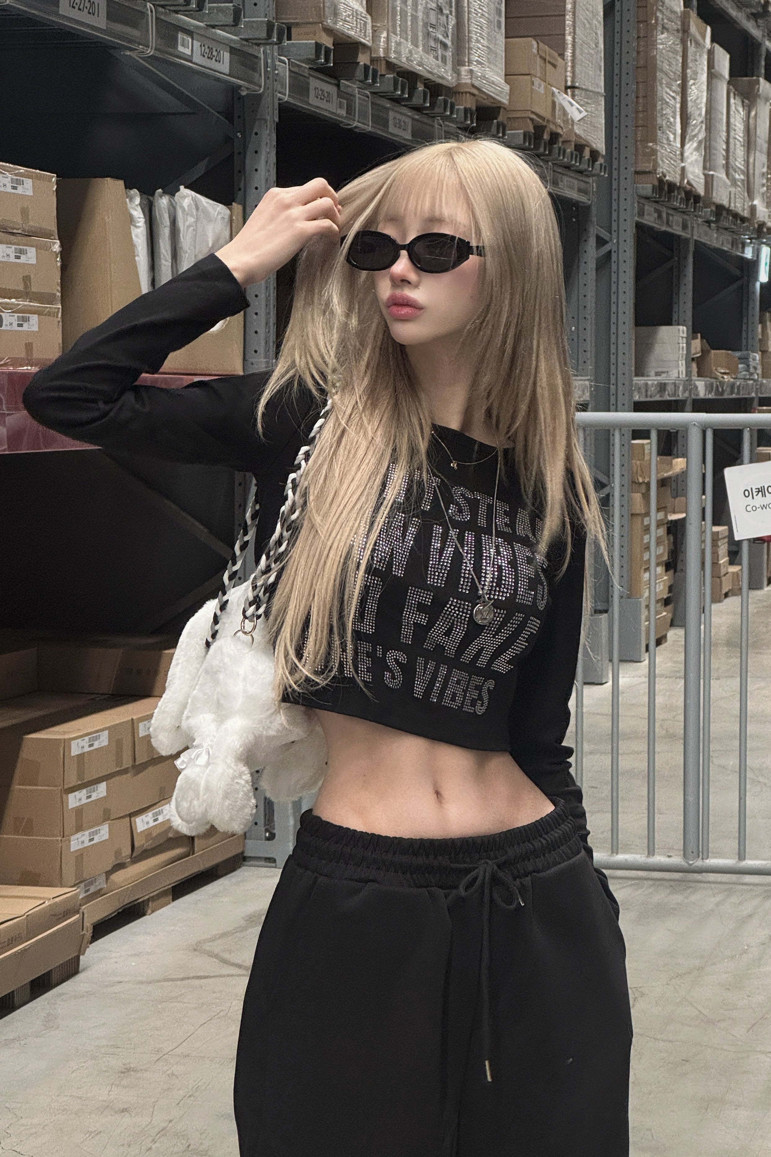 レタリングクロップドトップス KSG21178