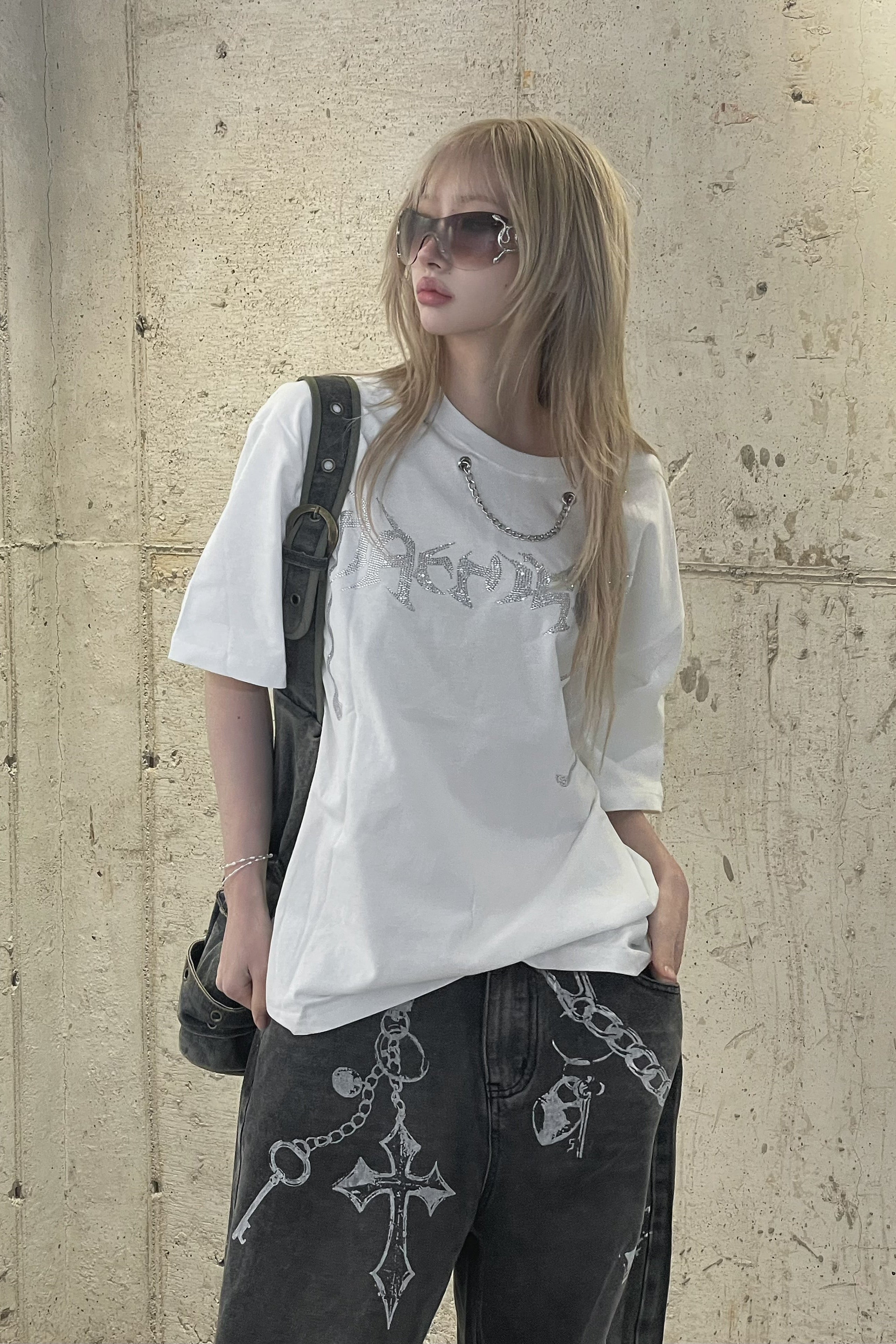 オーバーシルバーストーンTシャツ KSG21264