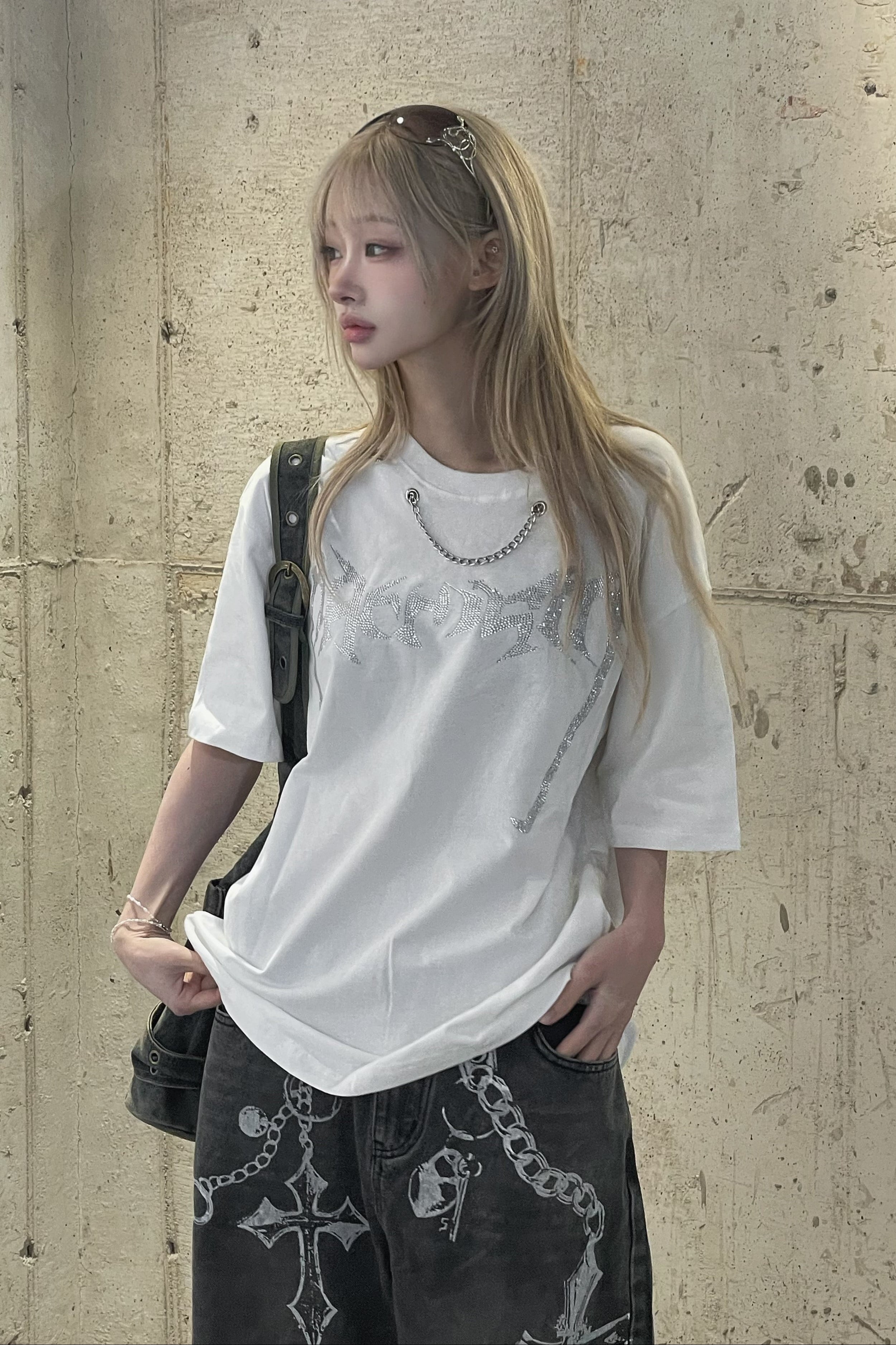 オーバーシルバーストーンTシャツ KSG21264