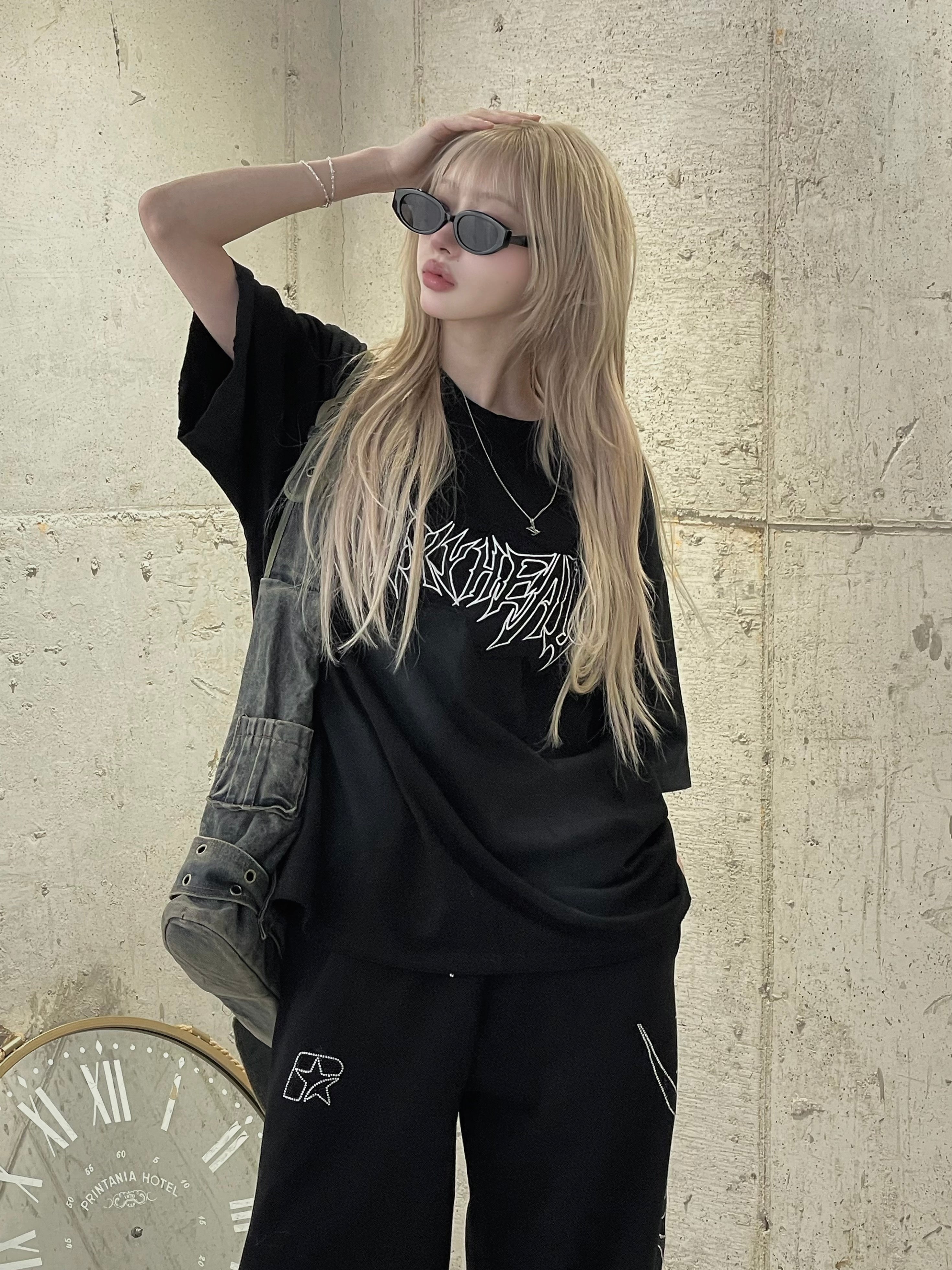 ドルマンレタリングTシャツ KSG20787