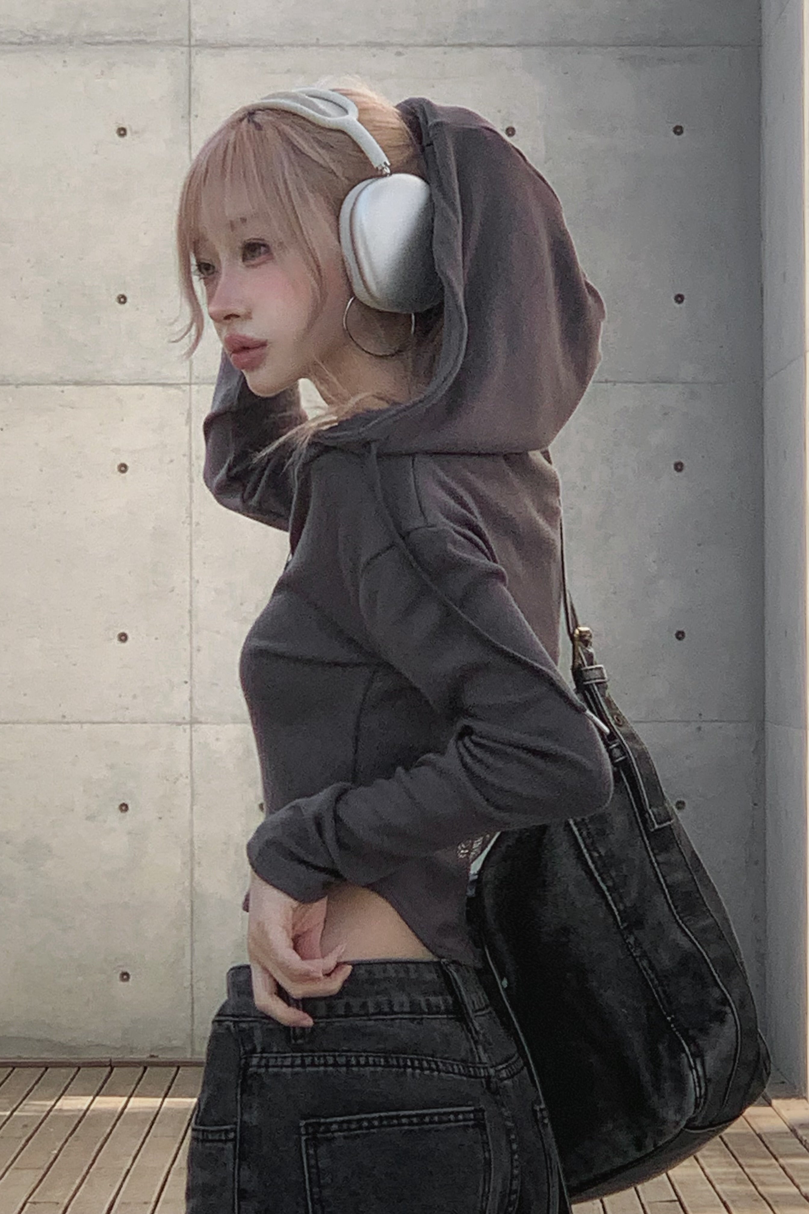 バッククロスフーディートップス KSG21177
