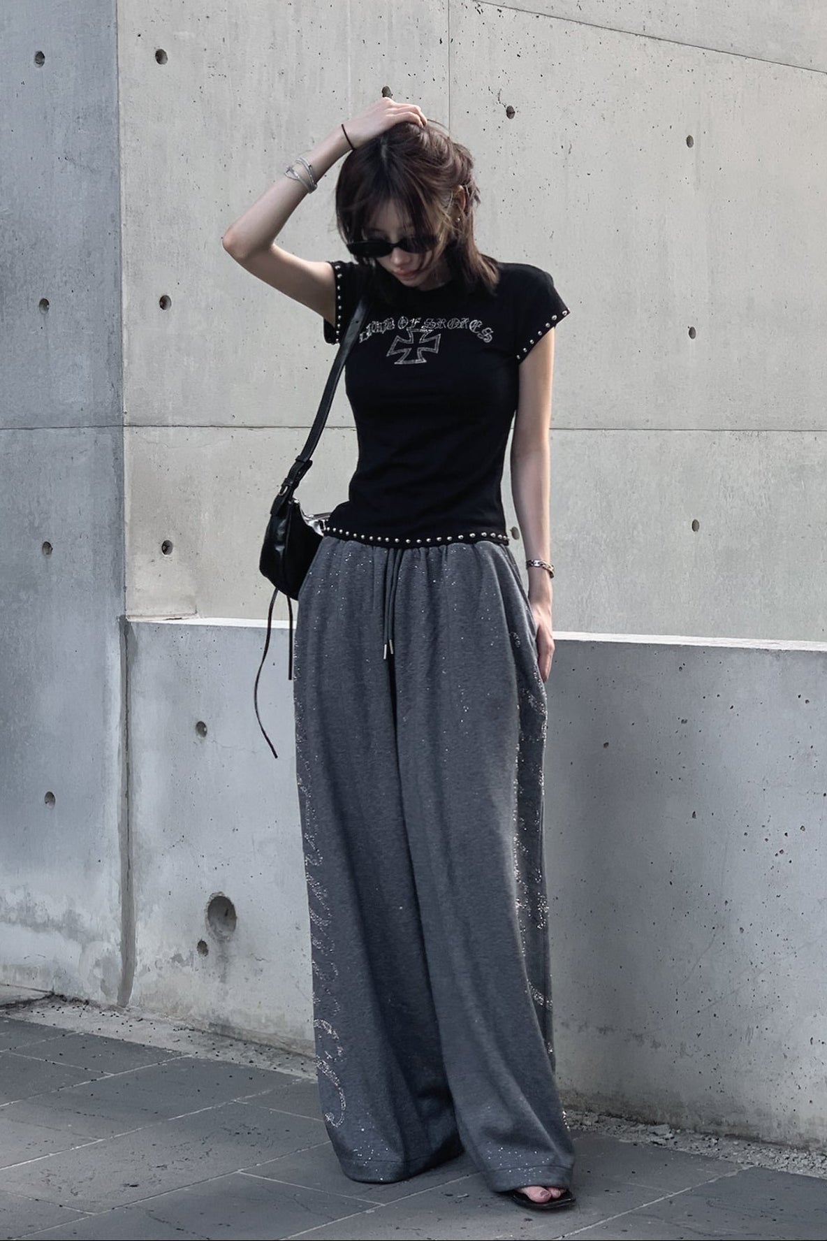 kirakiraレタリングスウェットパンツ KSG19439