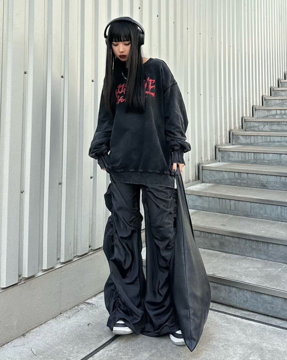 ワイドシャーリングモップパンツ KSG19205