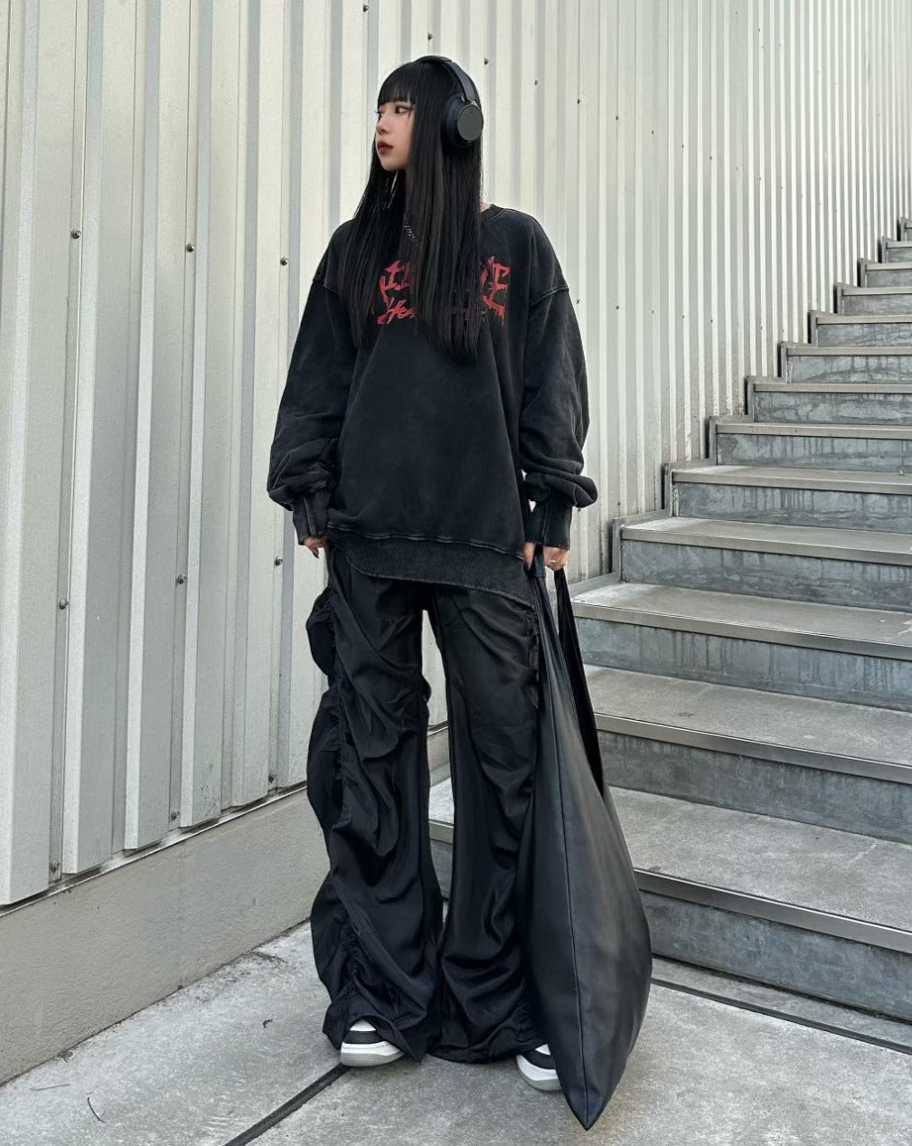 ワイドシャーリングモップパンツ KSG19205