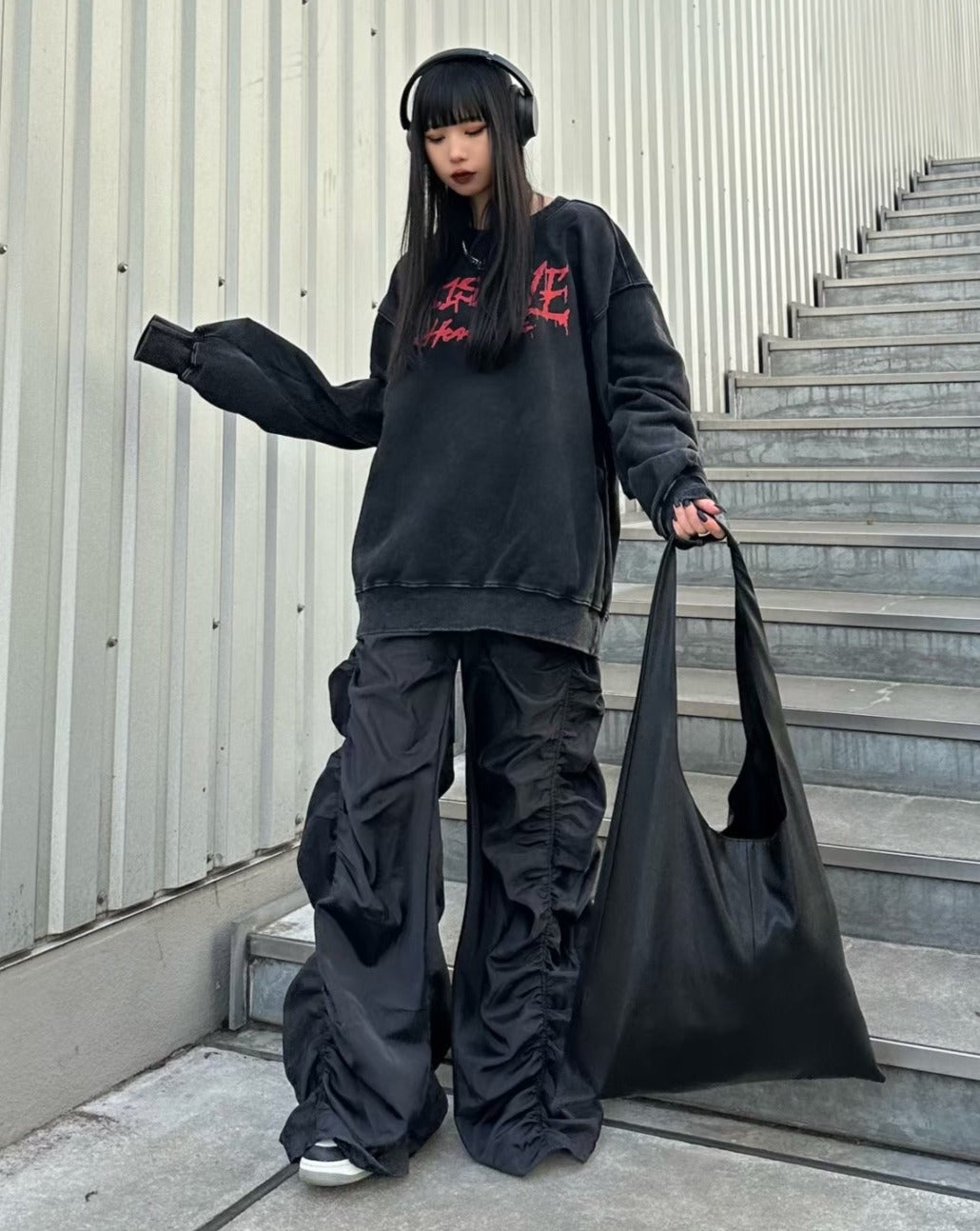 ワイドシャーリングモップパンツ KSG19205