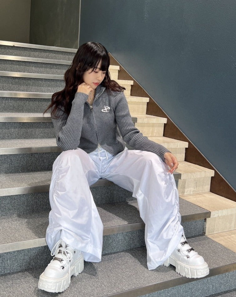 ワイドシャーリングモップパンツ KSG19205