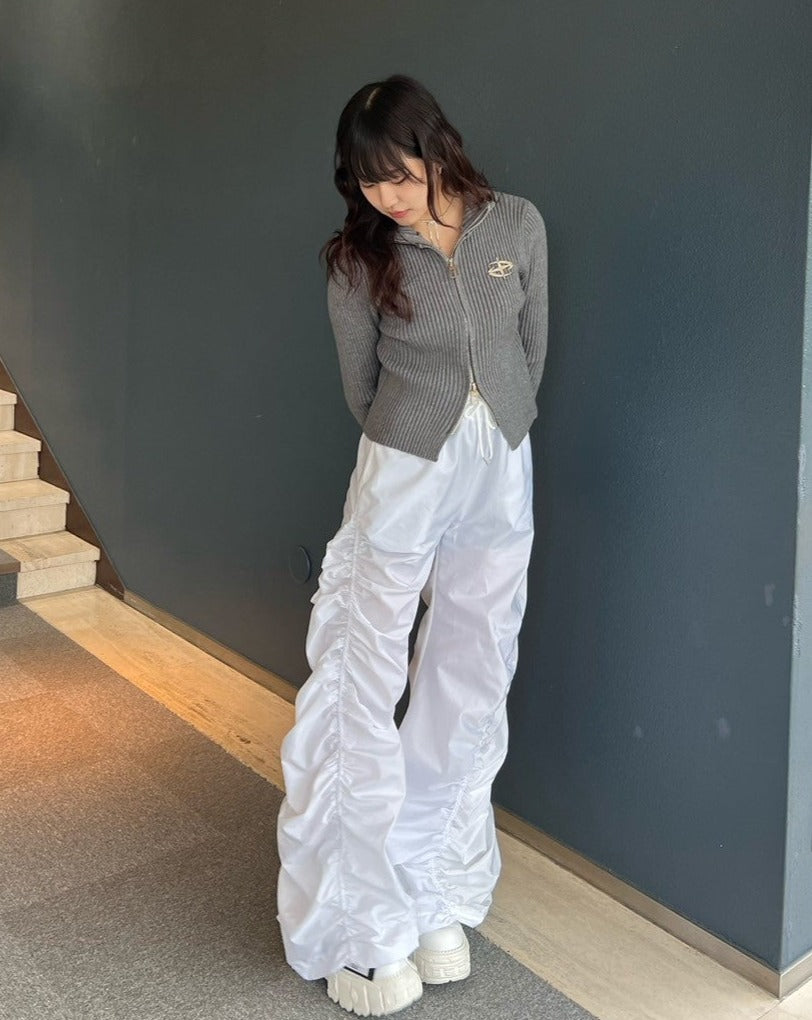 ワイドシャーリングモップパンツ KSG19205