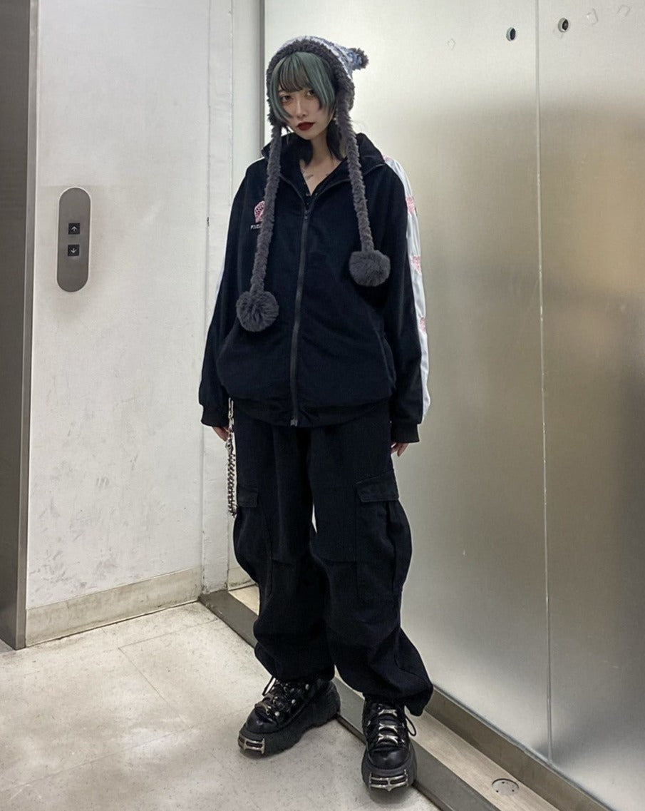 Chuanziルーズジャージセットアップ KSG30012