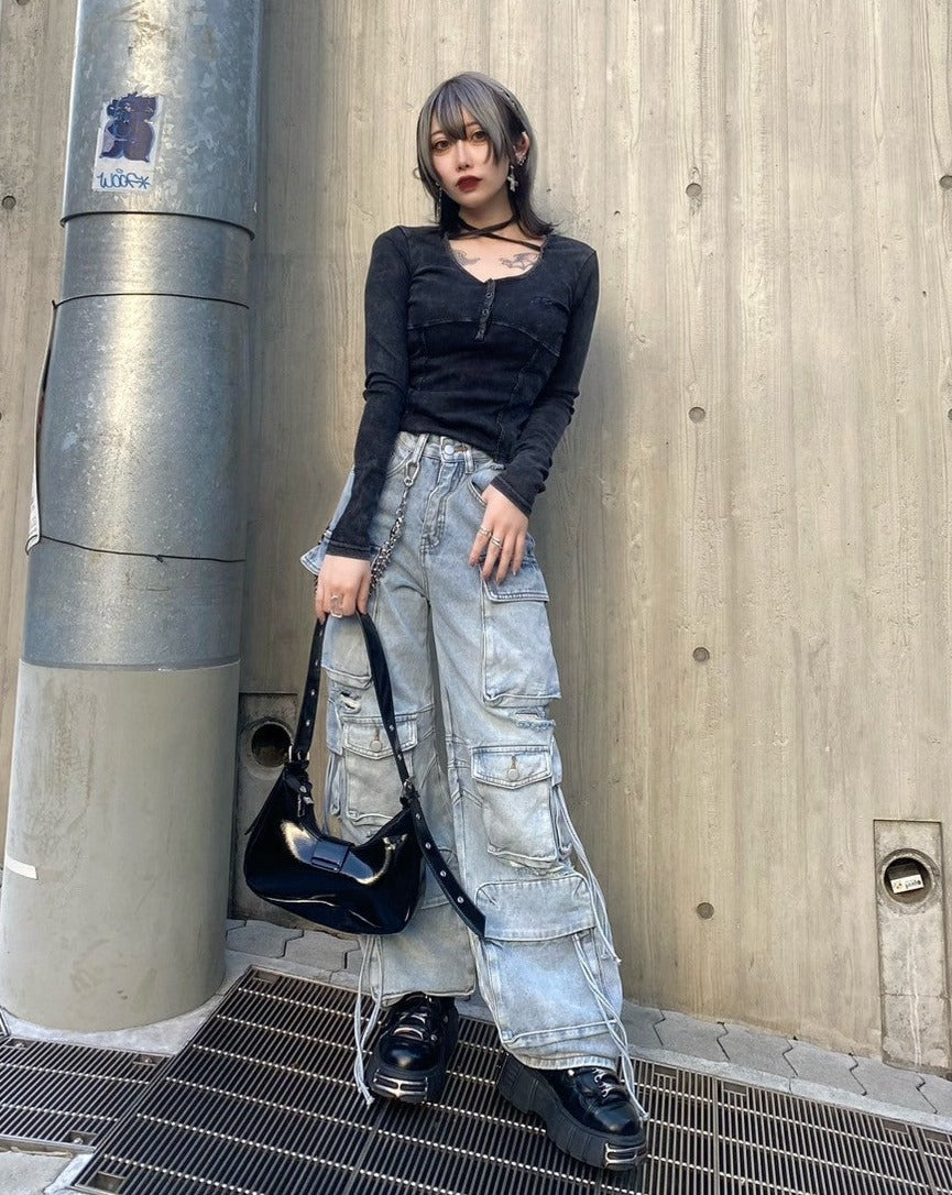 クロスネックトップス KSG20609