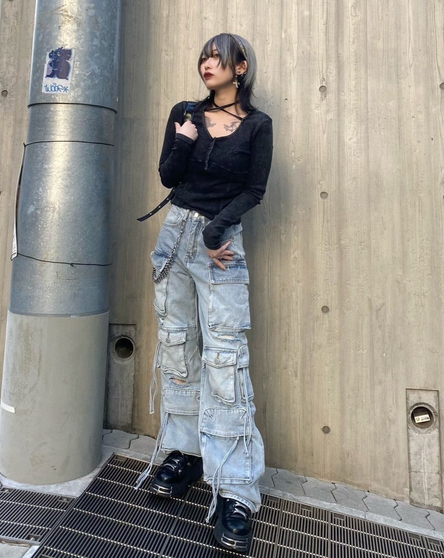 クロスネックトップス KSG20609