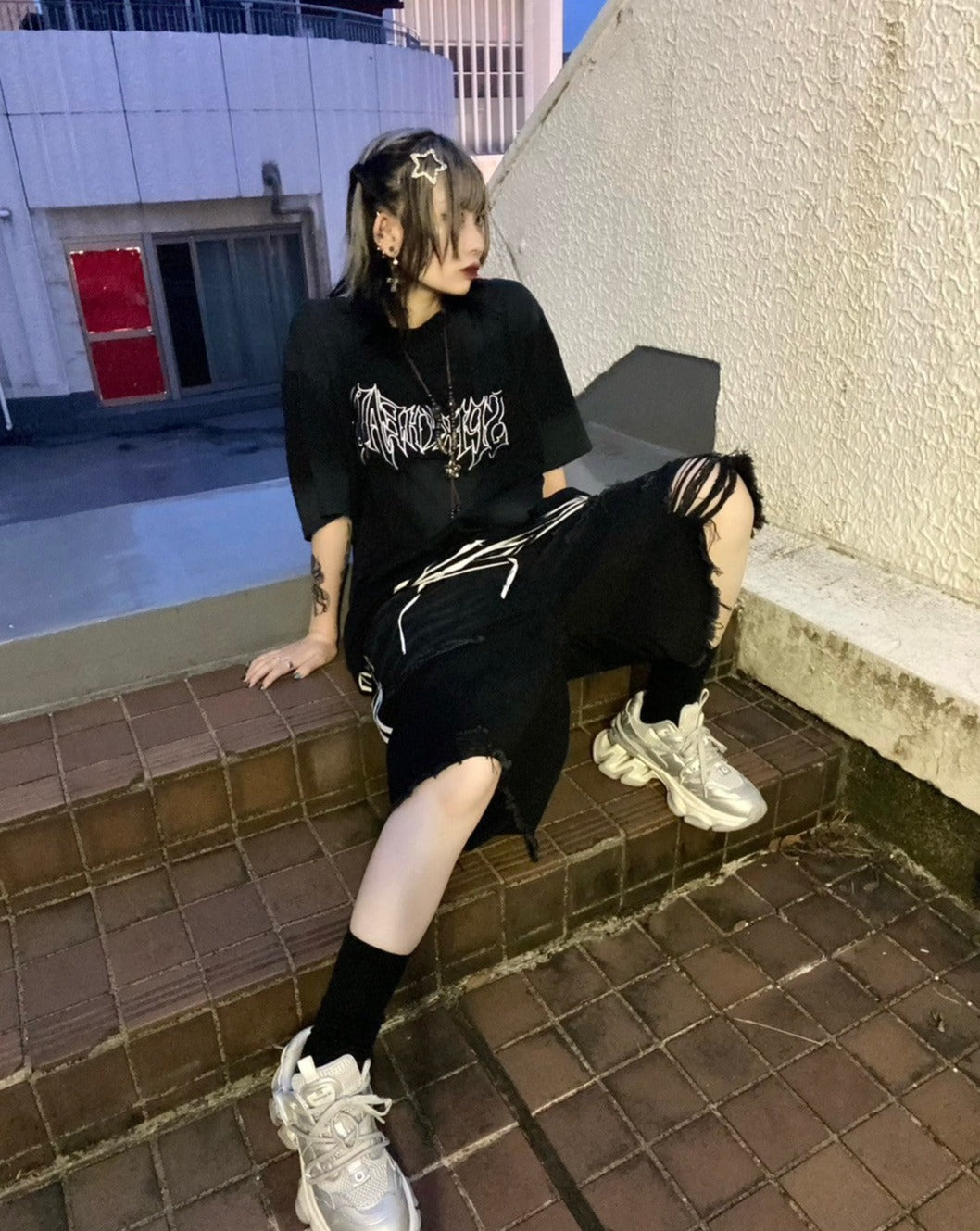 ドルマンレタリングTシャツ KSG20787