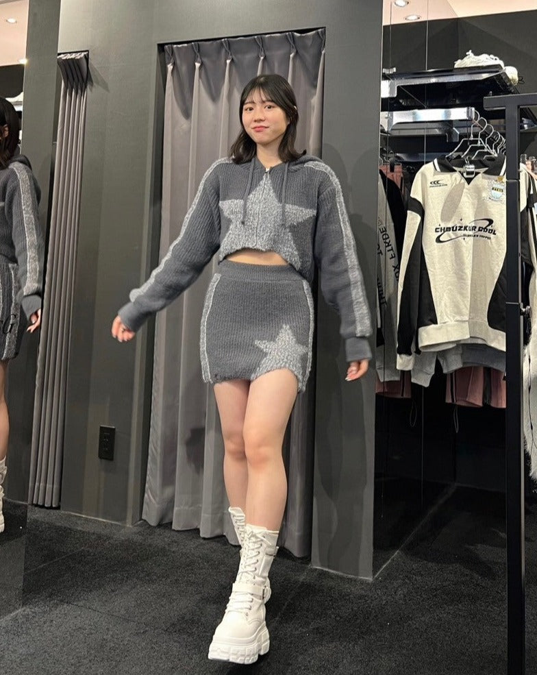 サイドジップ厚底ミドルブーツ KSG40050