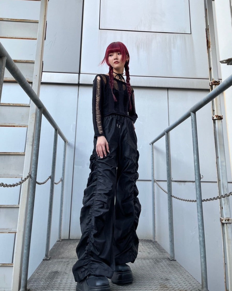 シースルークロップドニット KSG20838