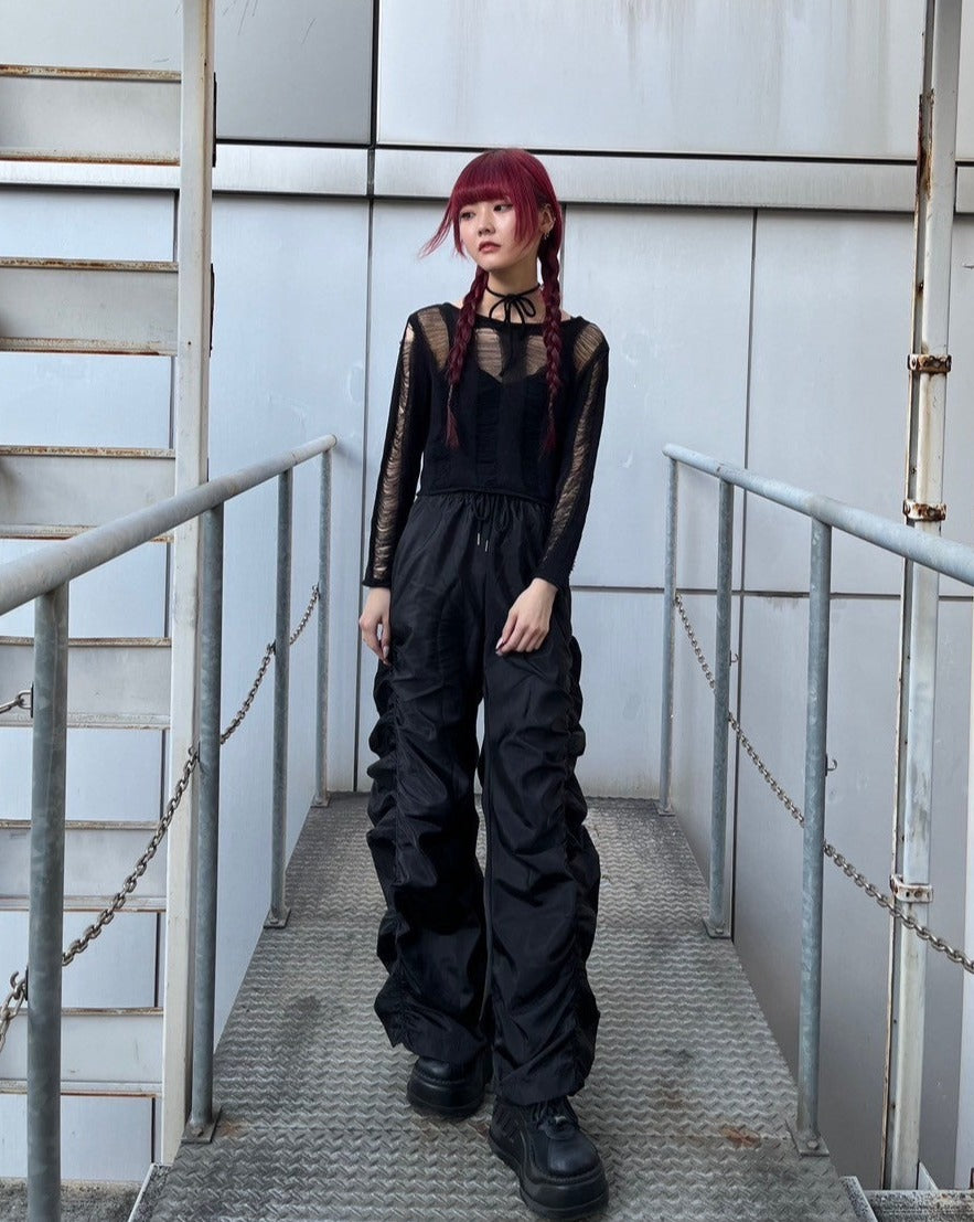 シースルークロップドニット KSG20838