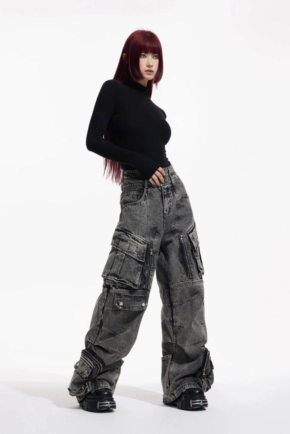 multi pocket cargo pants KSG19239