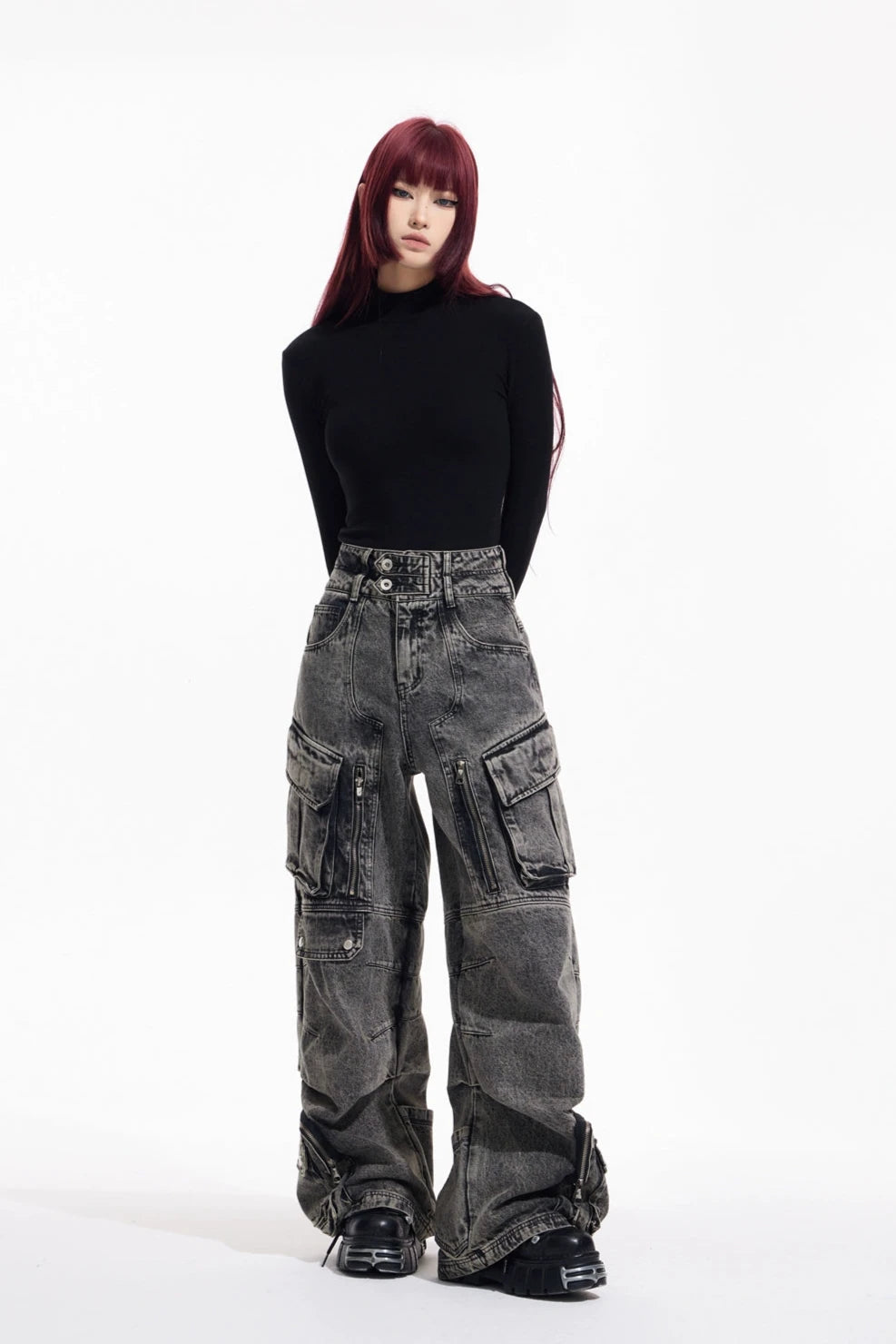 multi pocket cargo pants KSG19239