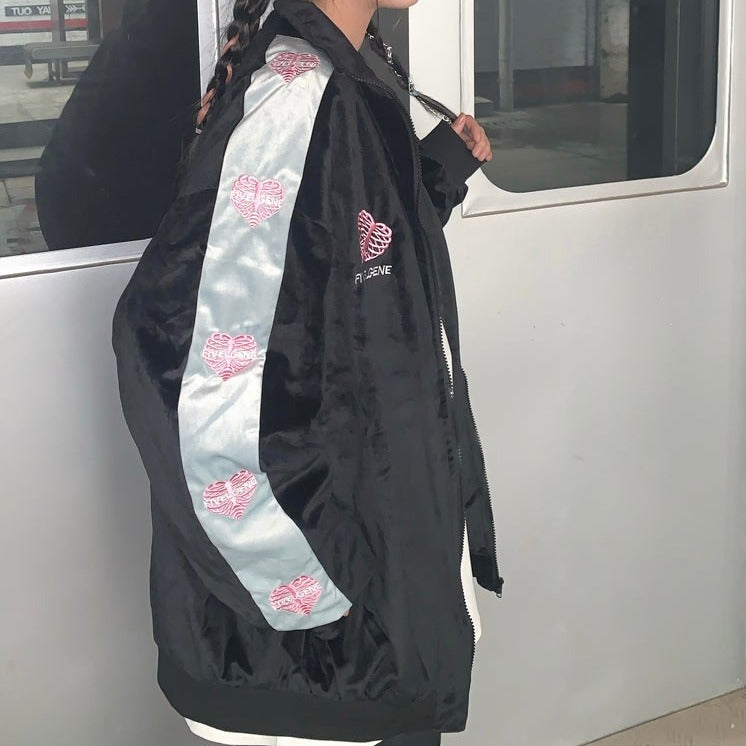 Chuanziルーズジャージセットアップ KSG18917