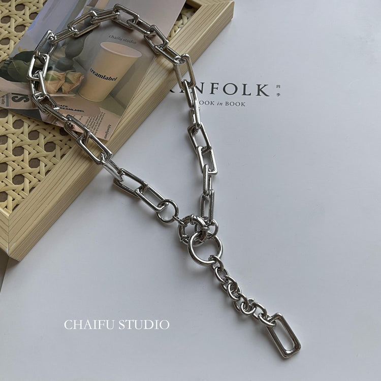 chain ring necklace KSG18043