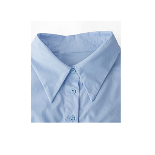 ネクタイ付きクロップドスクールシャツ KSG14867 – KsG