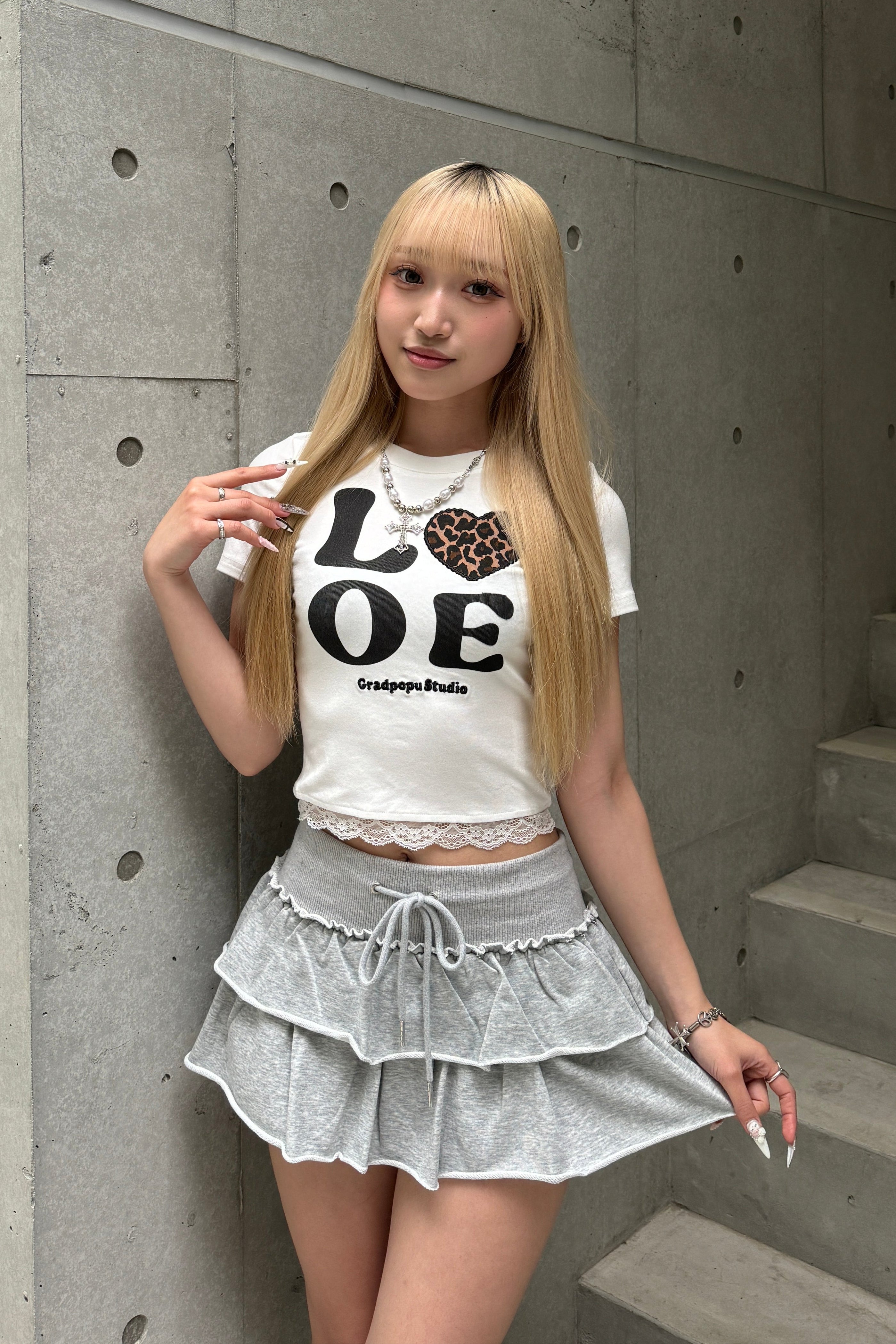 レオパードLOVEクロップドTシャツ KSG20830