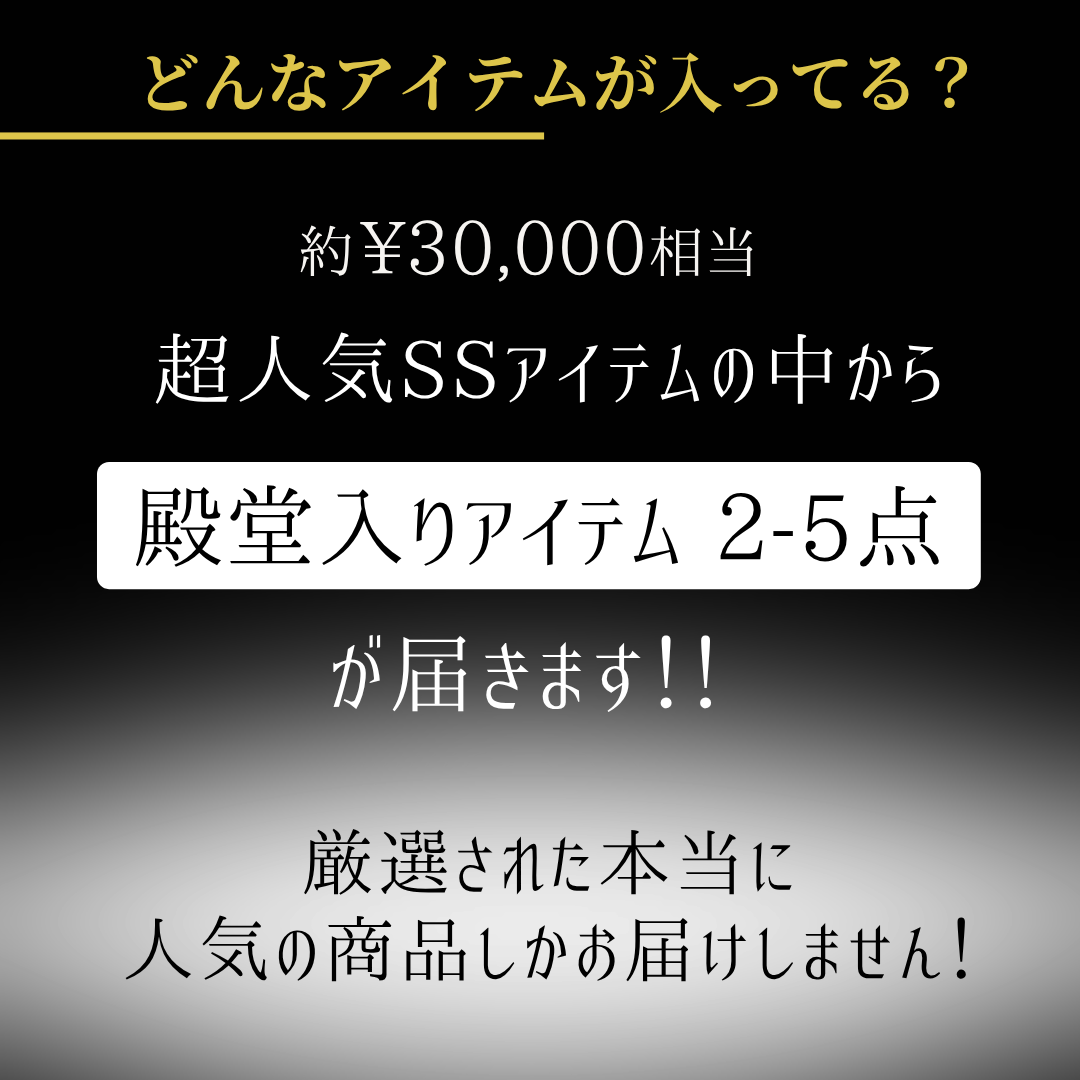 超数量限定！SPRING HAPPY BAG