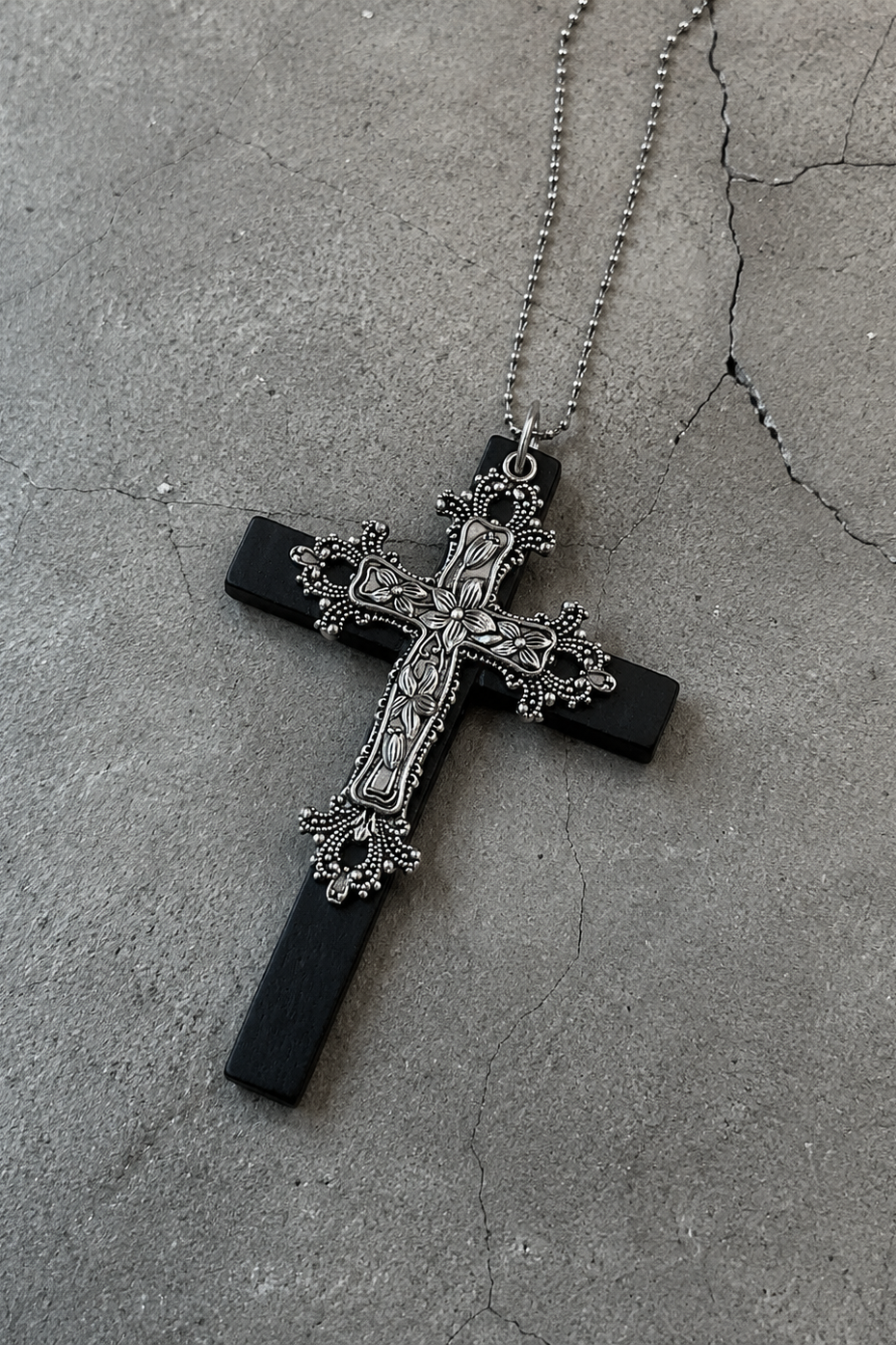 metal cross necklace KSG40133