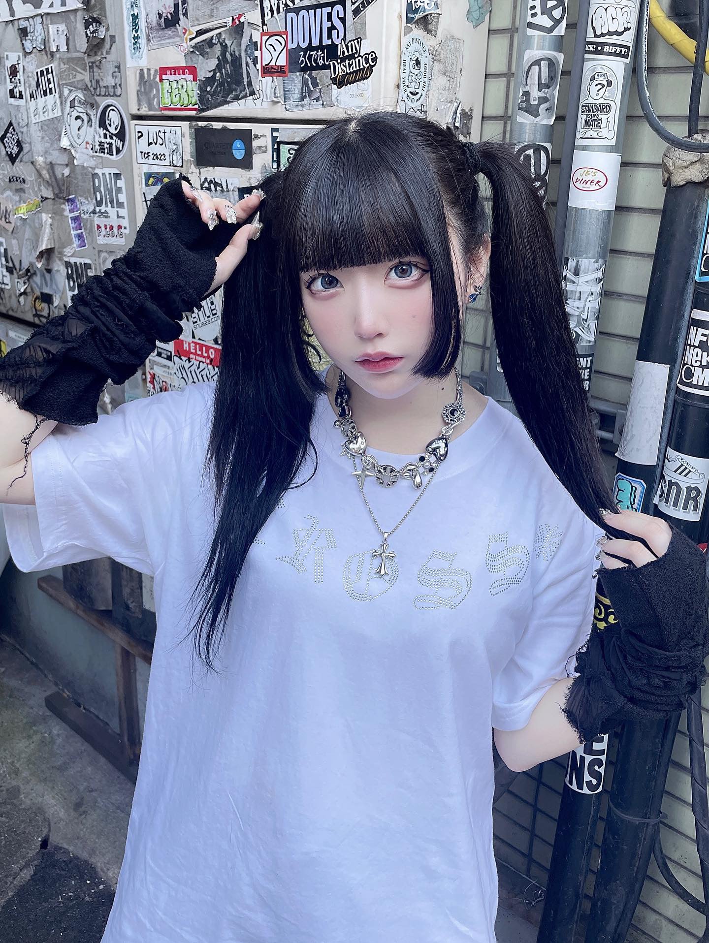 モードクロスメタルTシャツ KSG19080