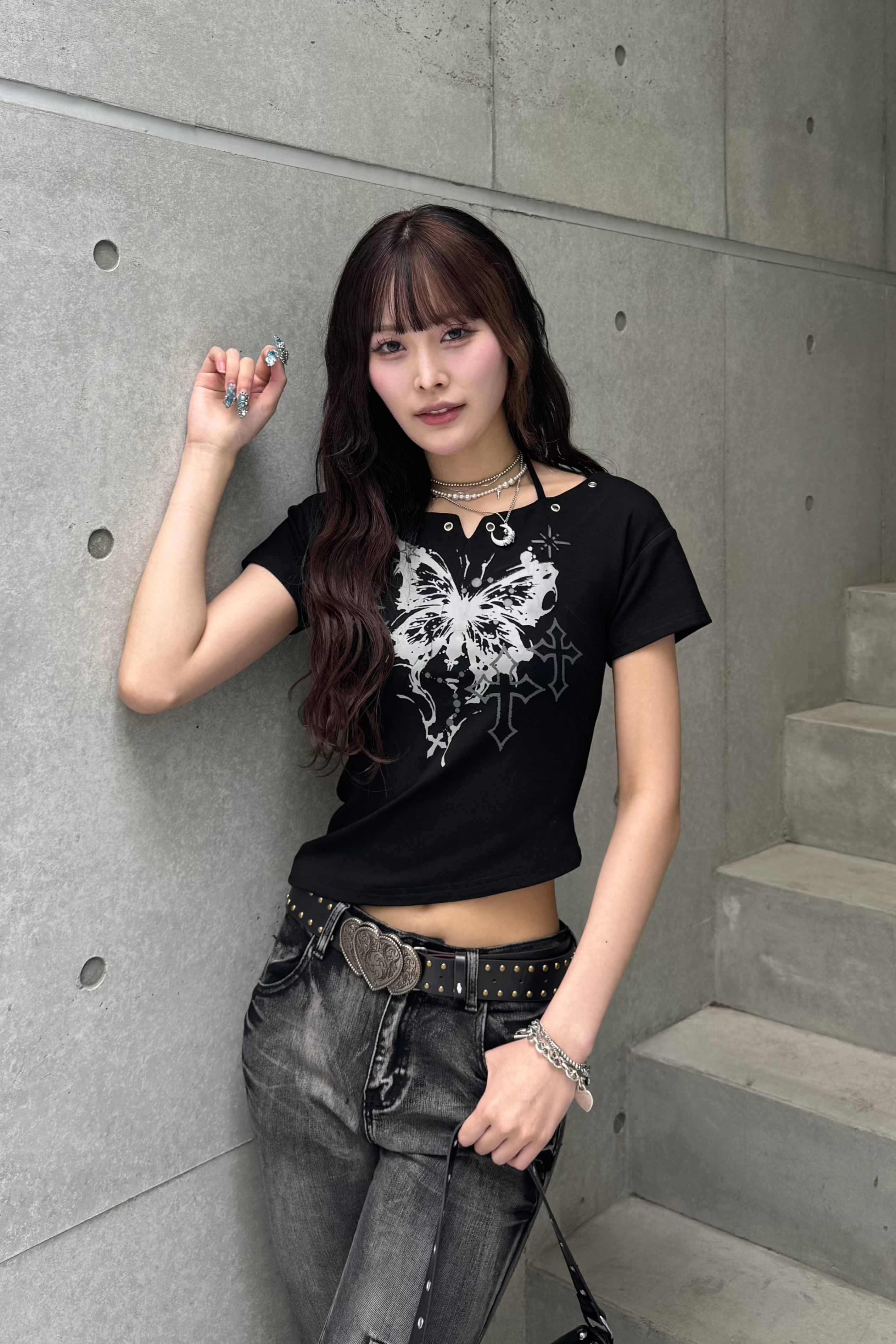 crush butterfly cut sew KSG20858