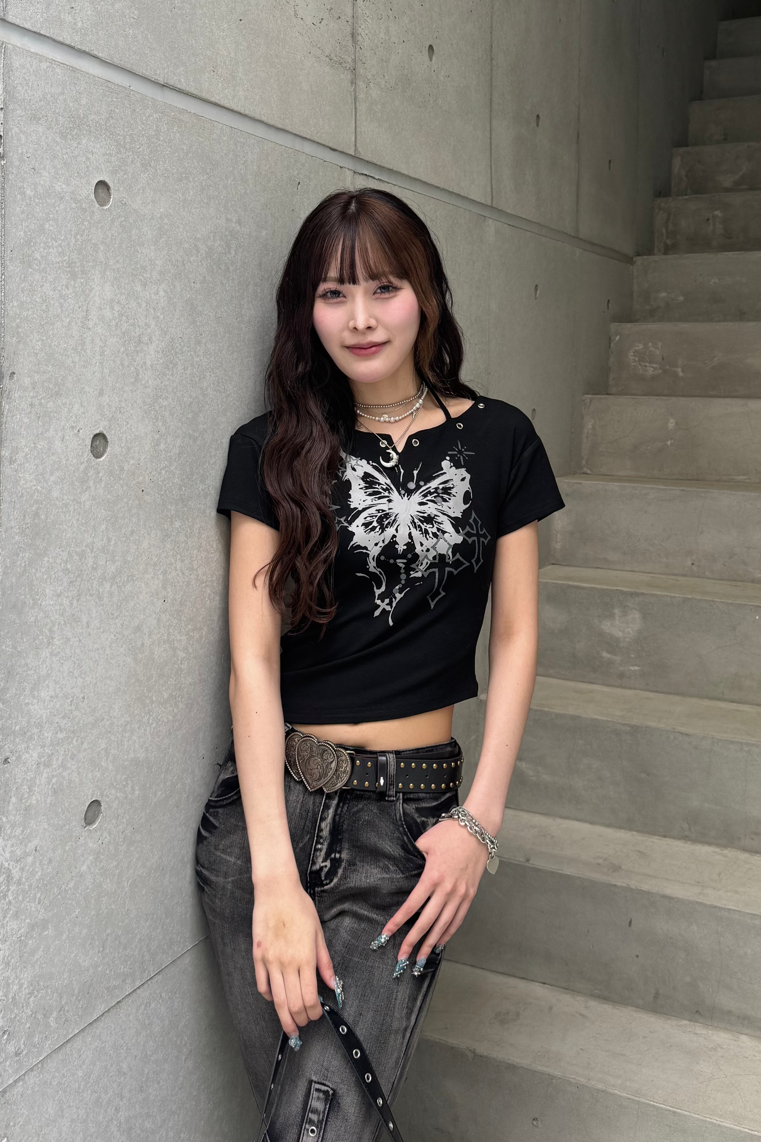 crush butterfly cut sew KSG20858