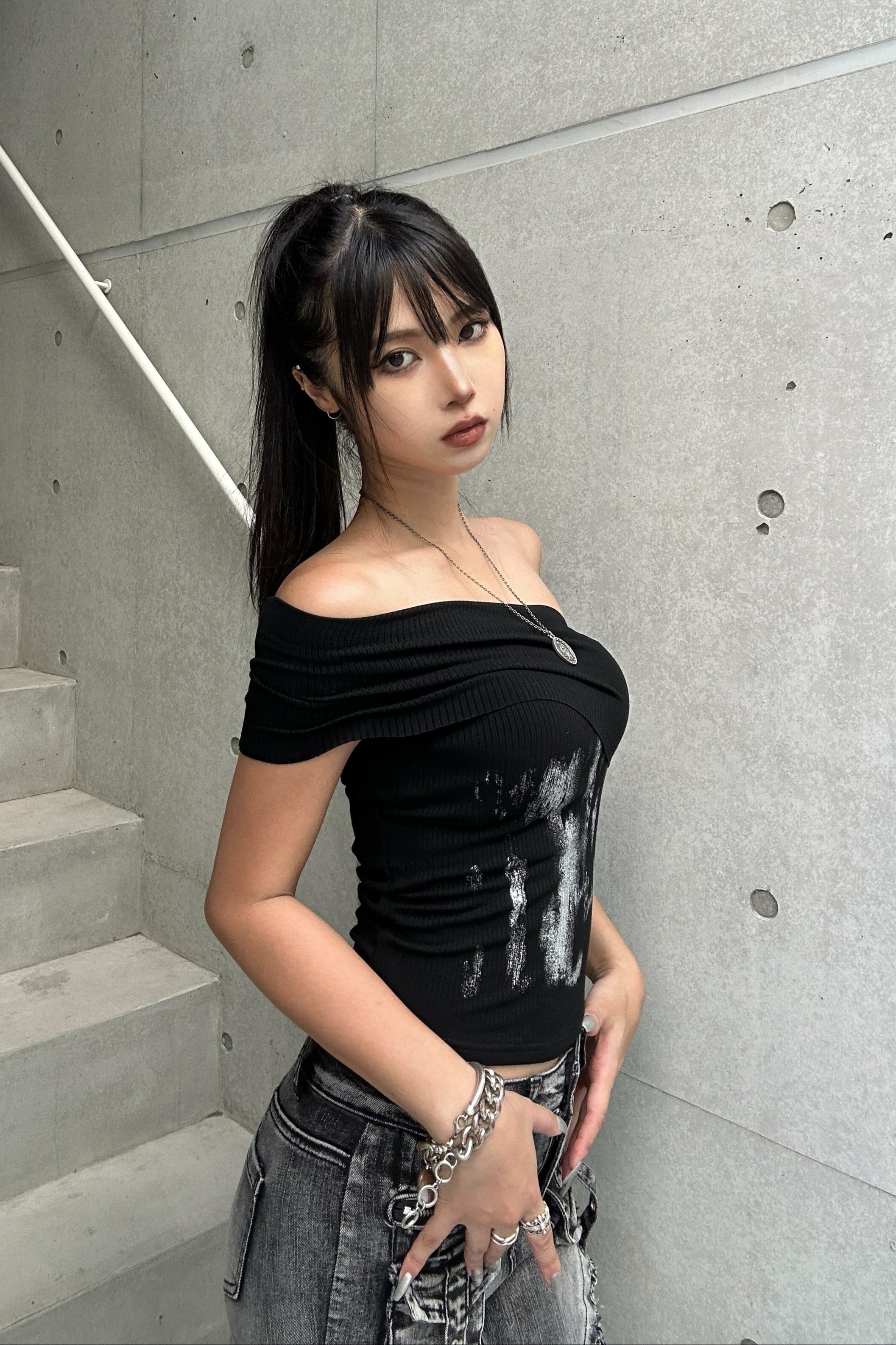 loose neck tube top KSG20919