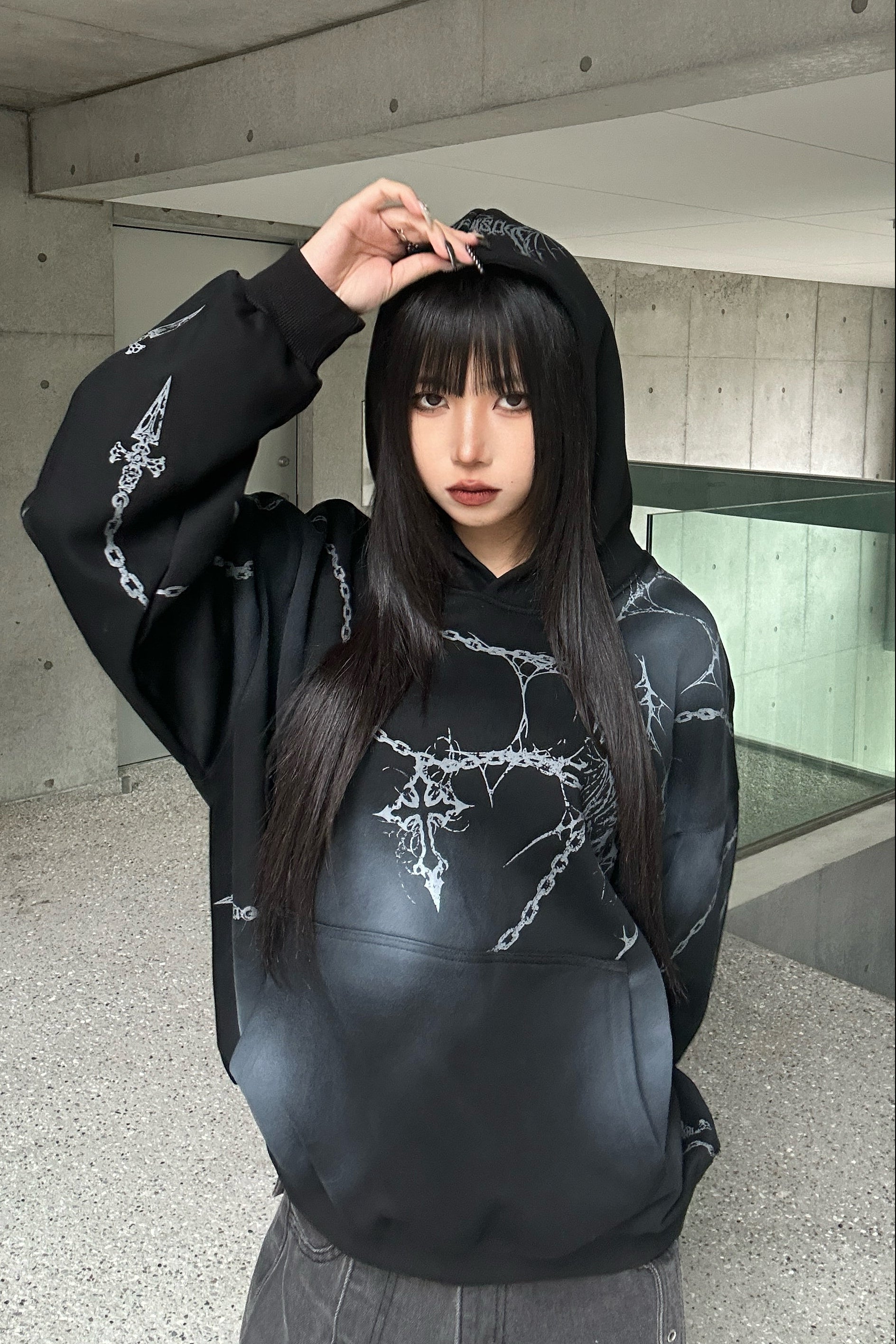 チェーンウォッシュパーカー KSG21122