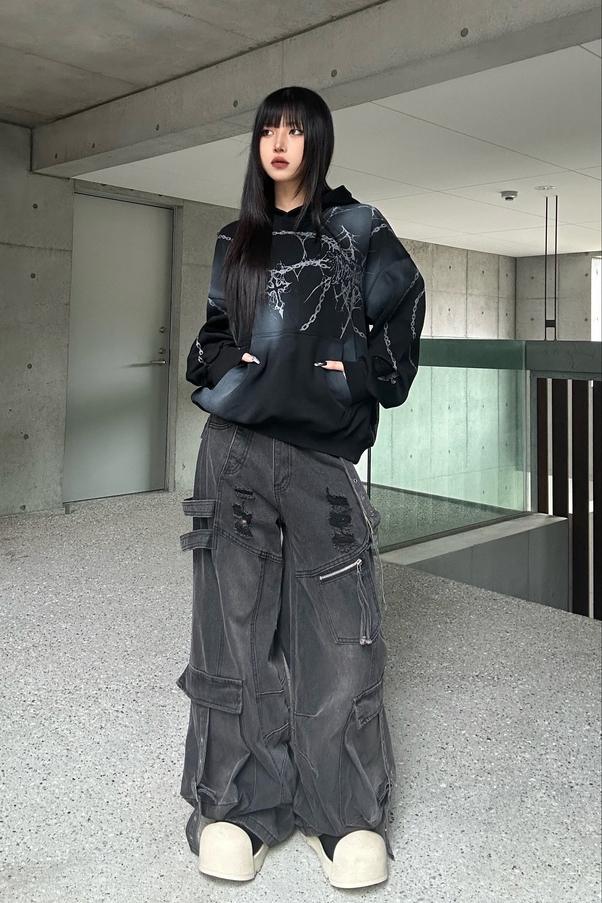 チェーンウォッシュパーカー KSG21122