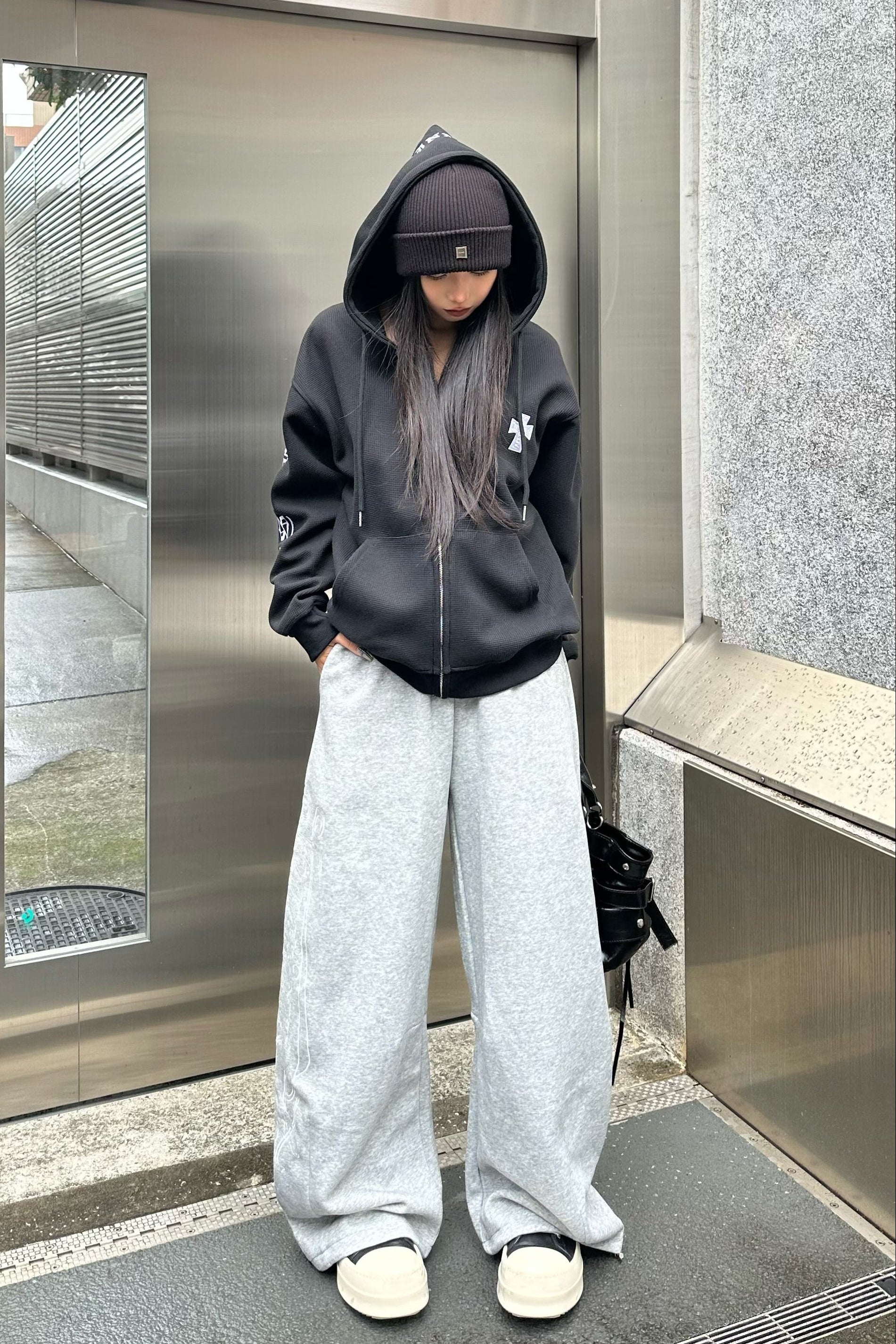 サイドレタリングスウェットパンツ KSG19381